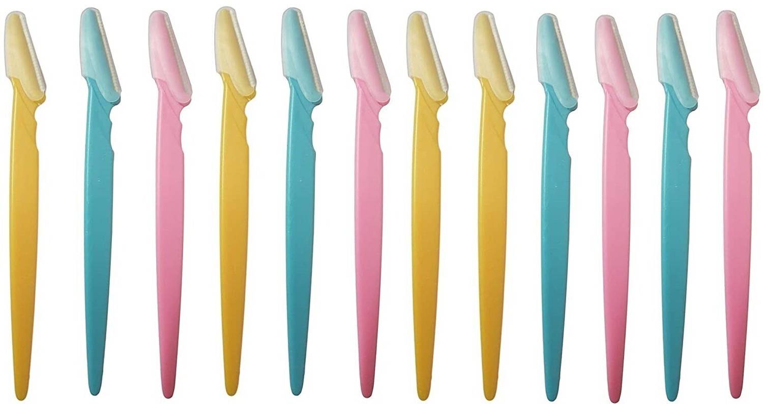 ADJD Eyebrow Razor, Facial Razor and Multipurpose Exfoliating Dermaplaning Tool, Women