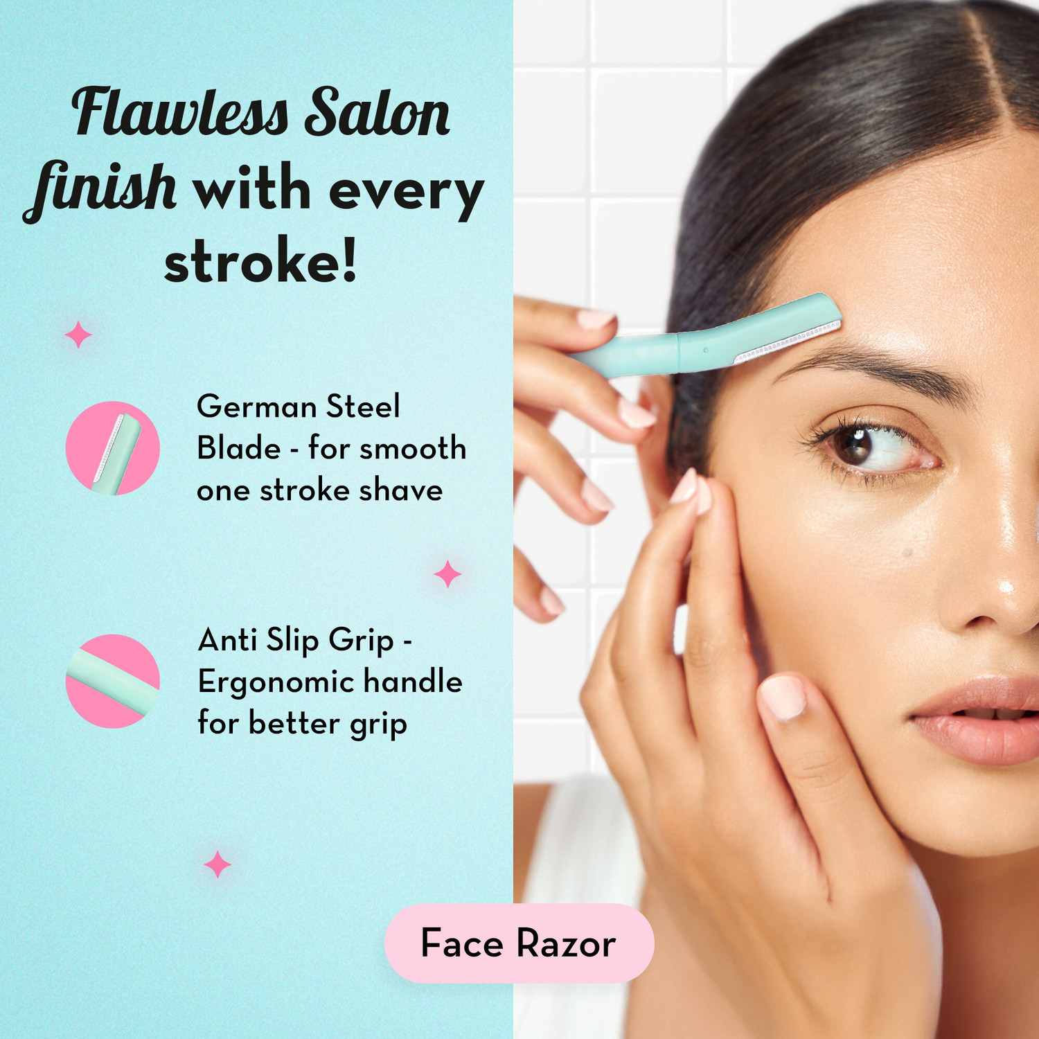 Image of PLUSH The Ultimate Trio Kit -Bikini, Body & Face Razor, Women, Men & Women