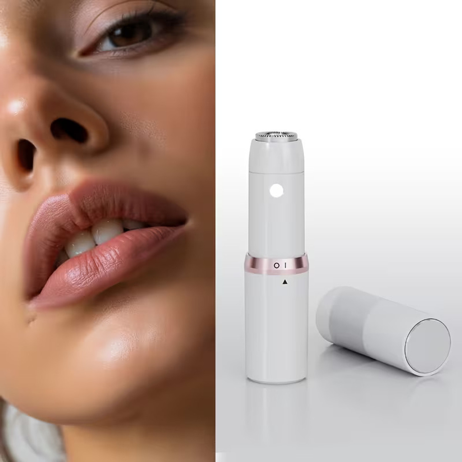 Image of BELENZO Women's Facial Razor Painless Face Hair Remover Trimmer Rechargeable, Men & Women