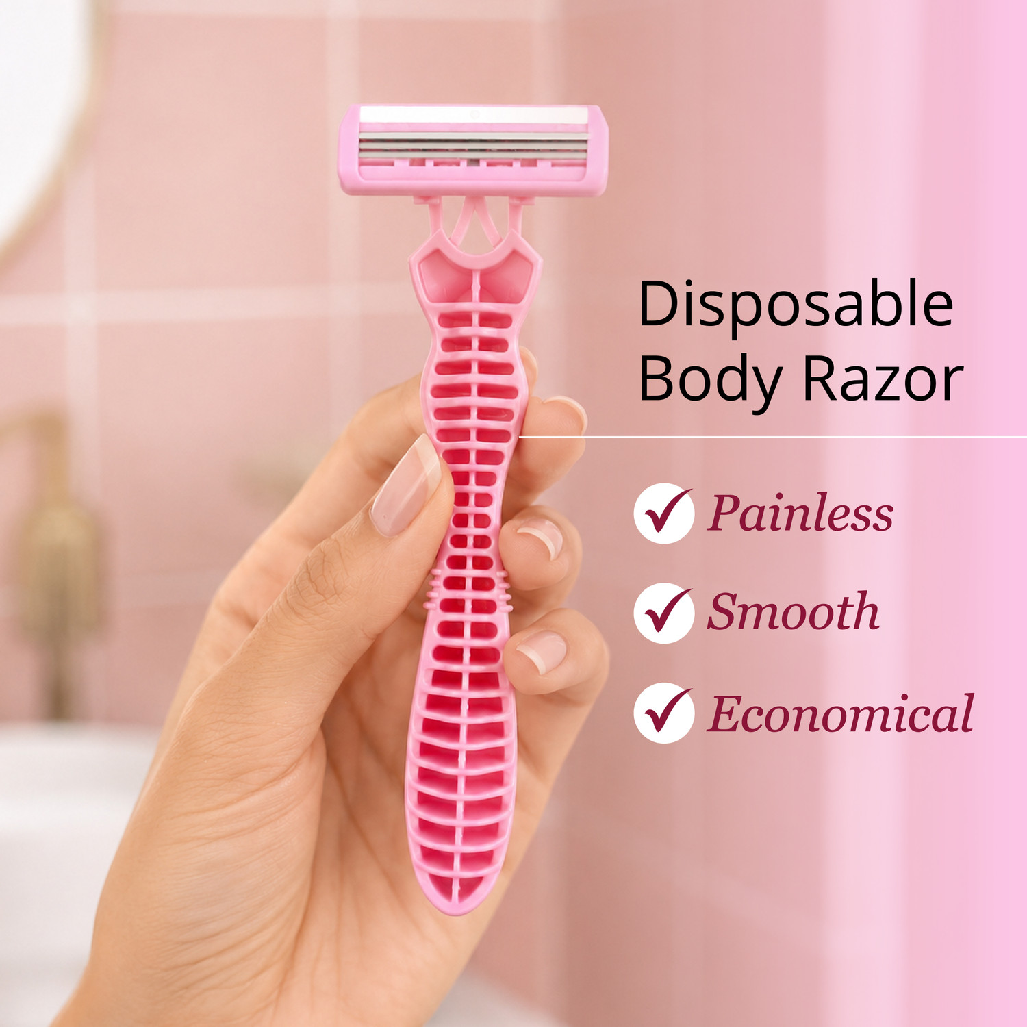 Image of Carmesi Disposable Body Razors | For Smooth & Painless Hair Removal, Women