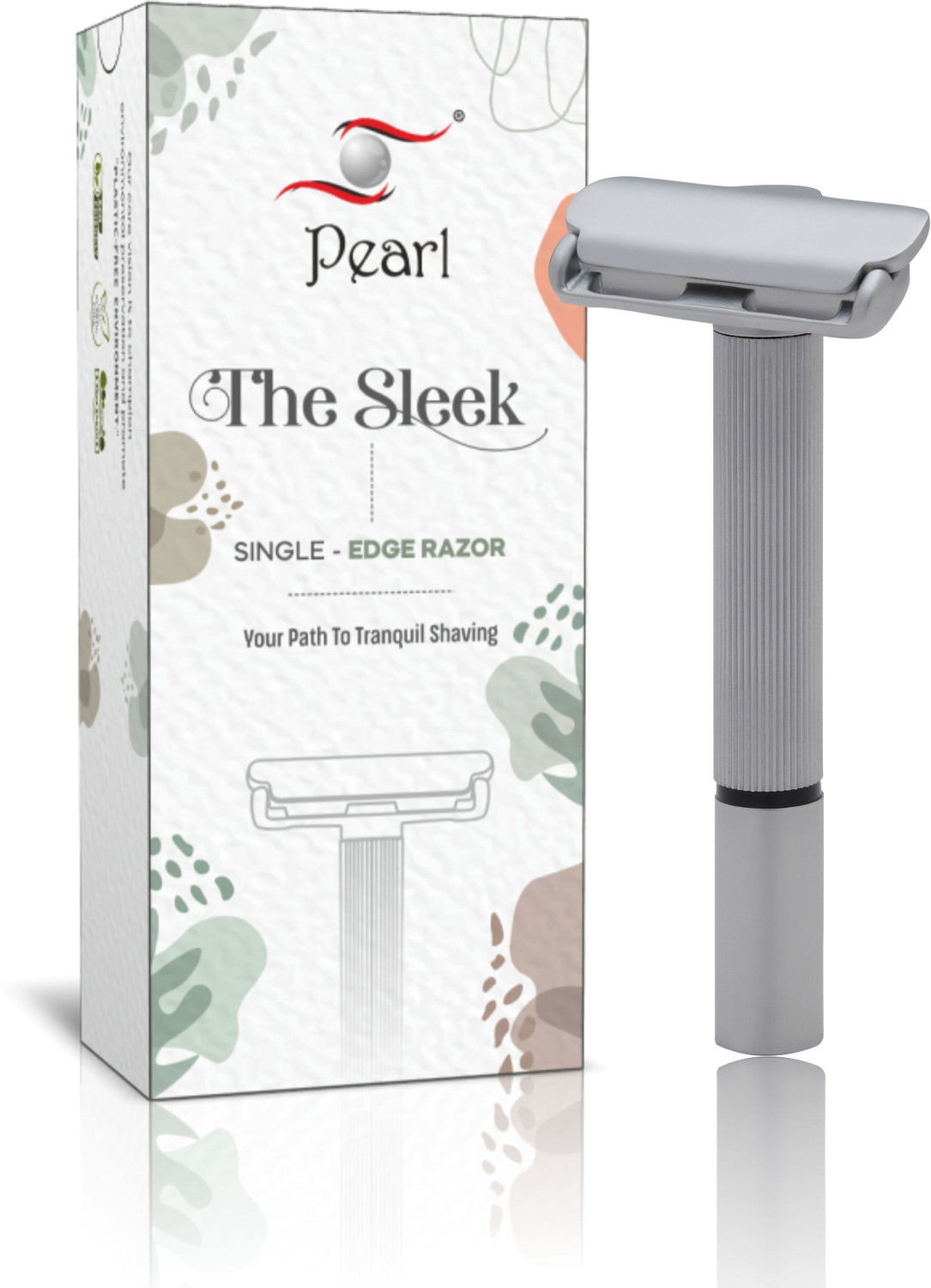 Image of Pearl Shaving Sleek Revolutionary Cartridge Razor Alternative for Single Blade Razor, Men