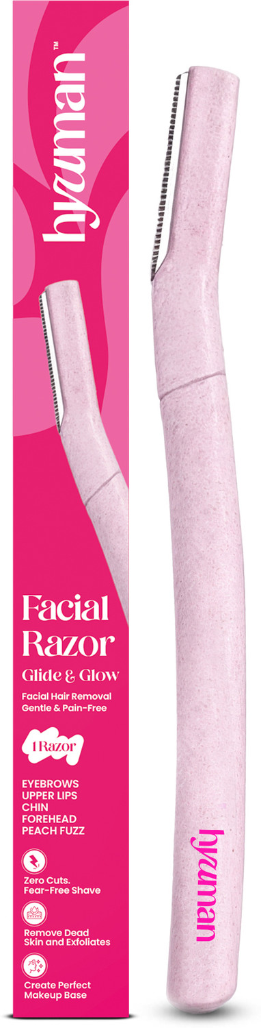 Image of Hyuman Face Razor Glide & Glow for Facial Hair, Reusable, Eyebrows,Upper Lip,Chin, Women