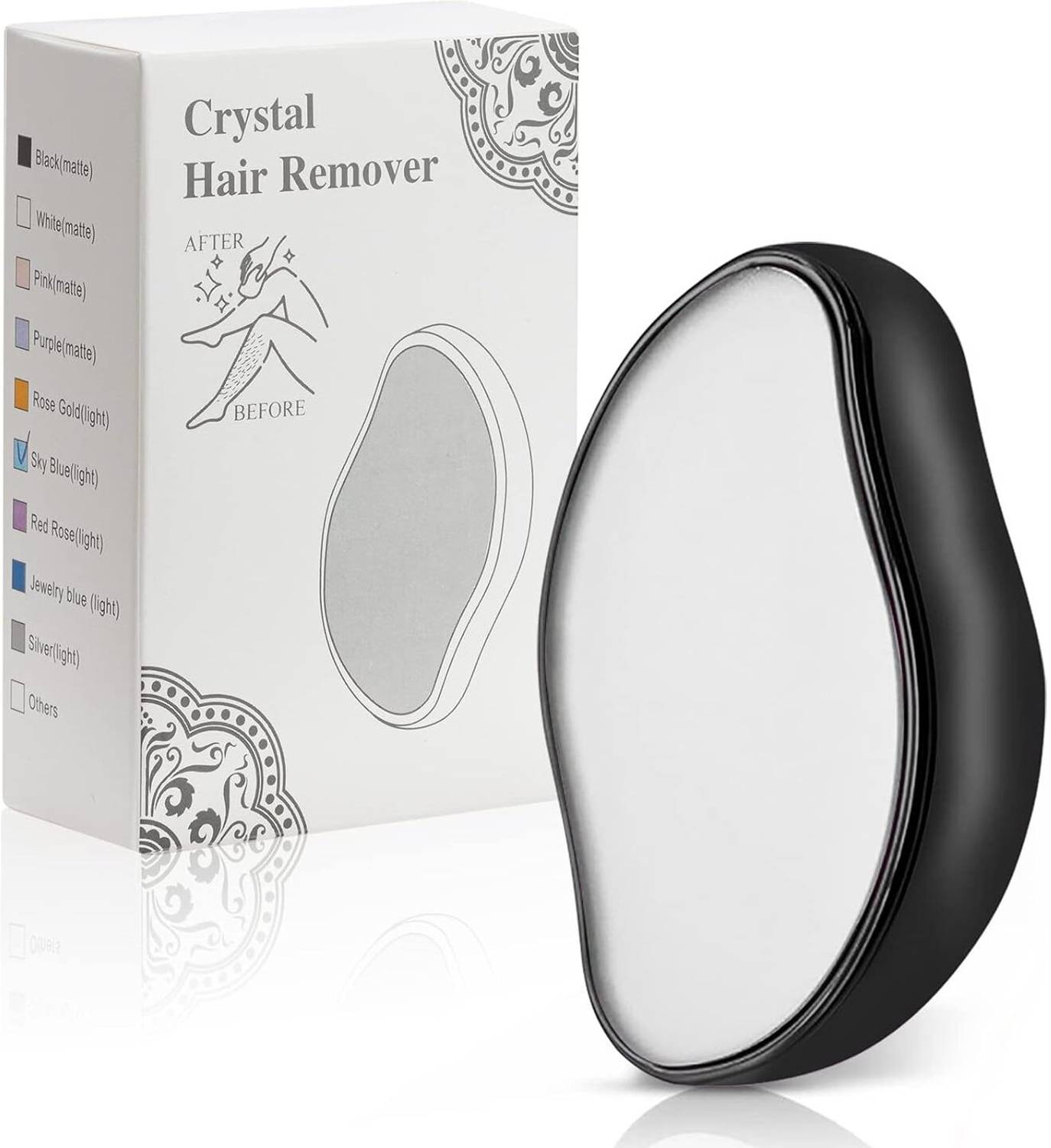 NKB TRADERS Crystal Hair Eraser for Women Men Painless Hair Remover Tool for Smooth Skin, Men & Women
