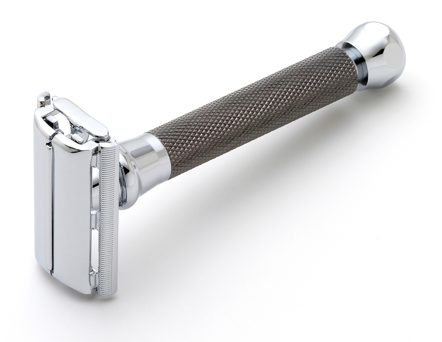 Image of Rolason Brass metal Butterfly open double edge safety razor for men (LG94 - Graphite), Men & Women
