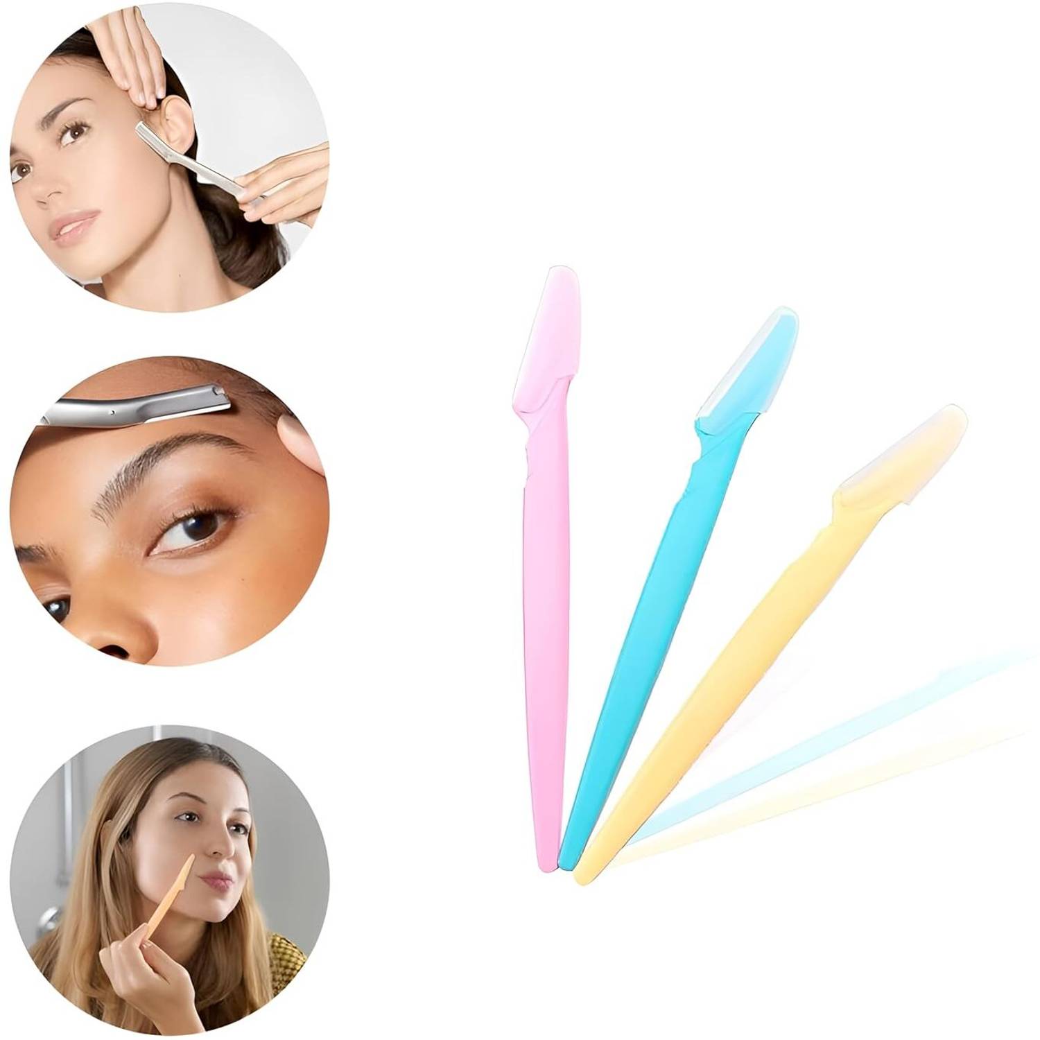 Buyer Choice Face Razors For Women Reusable & Biodegradable/Quick & Easy Facial Hair Removal, Men & Women