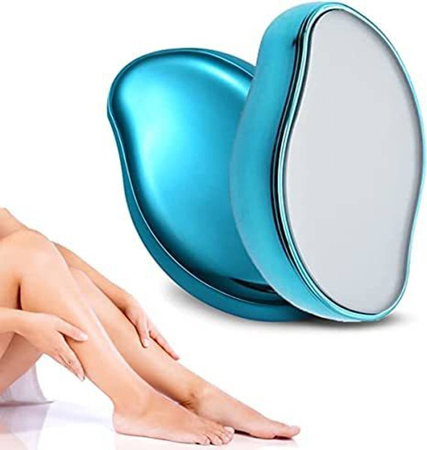 ALPHABITA Crystal Hair Eraser,Painless Hair Remover Magic Crystal Reusable Skin Exfoliator, Men & Women