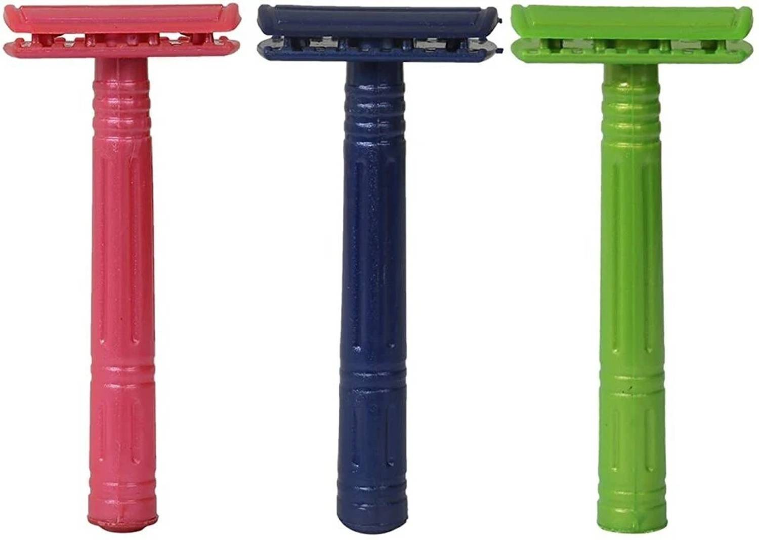 tinku Double Edge Plastic Safety Razor (Pack of 3), TTK-CLASSIC