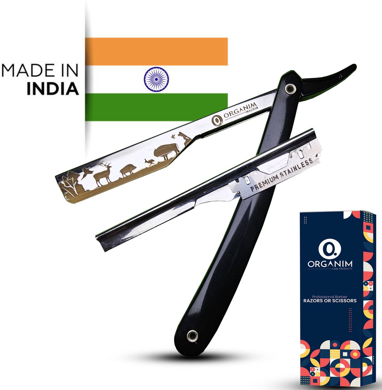 Organim Classic Salon Style Stainless Steel Razor - Image 4