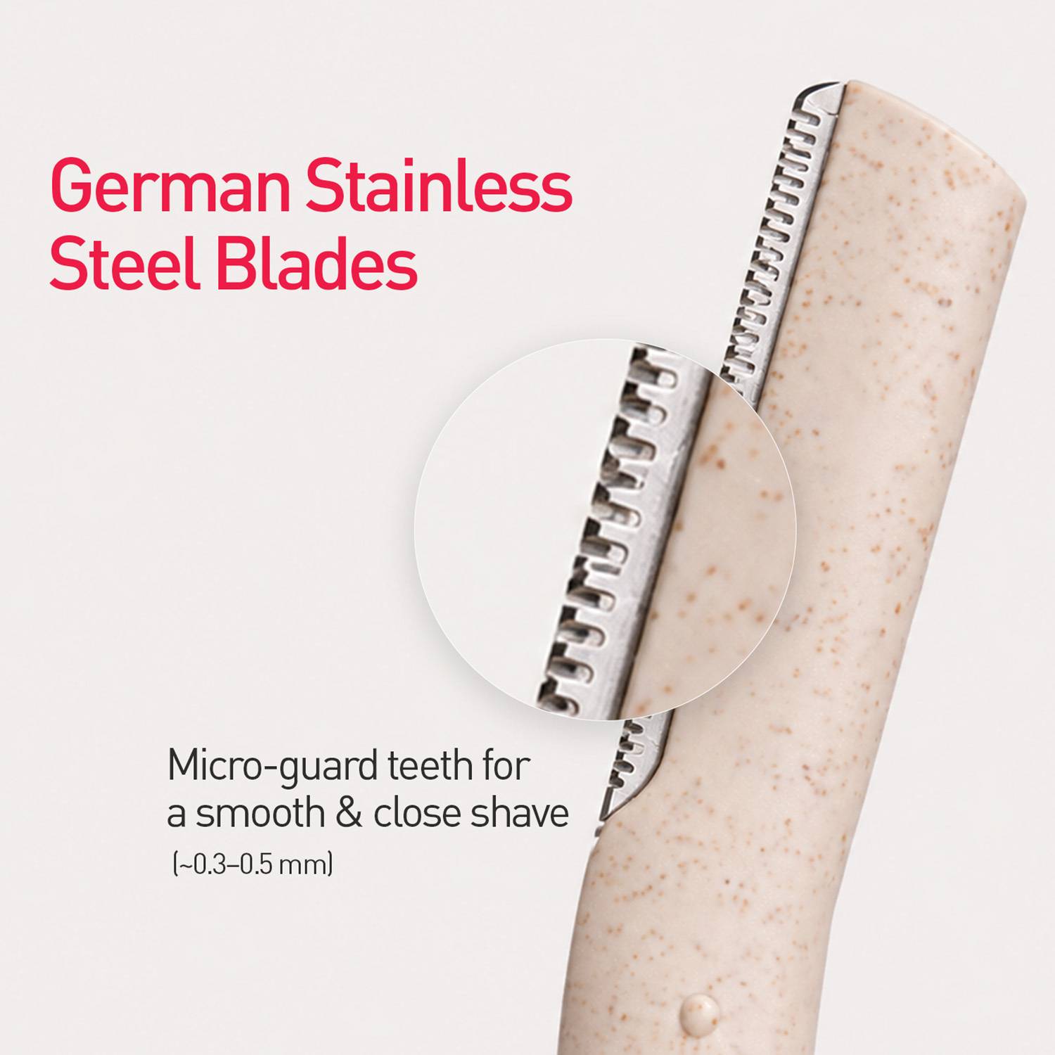 SIRONA Reusable Eyebrow & Face Razor for Women - Image 4