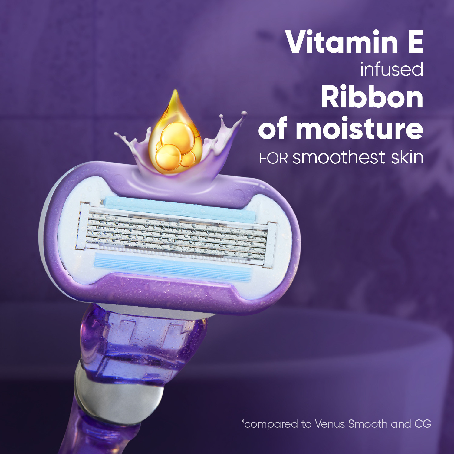 Image of Gillette Veus Smooth Curves | Swirl | Hair Removal Razor for Women, 1 Razor, Women