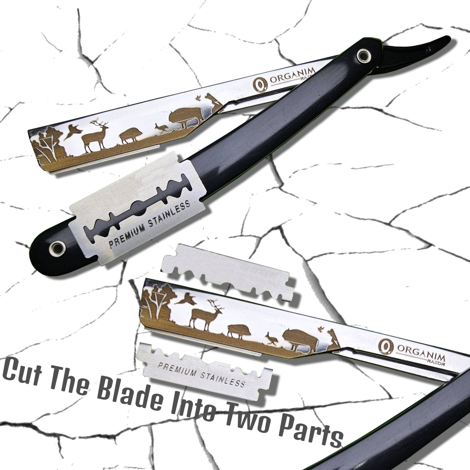 Organim Classic Salon Style Stainless Steel Razor - Image 5