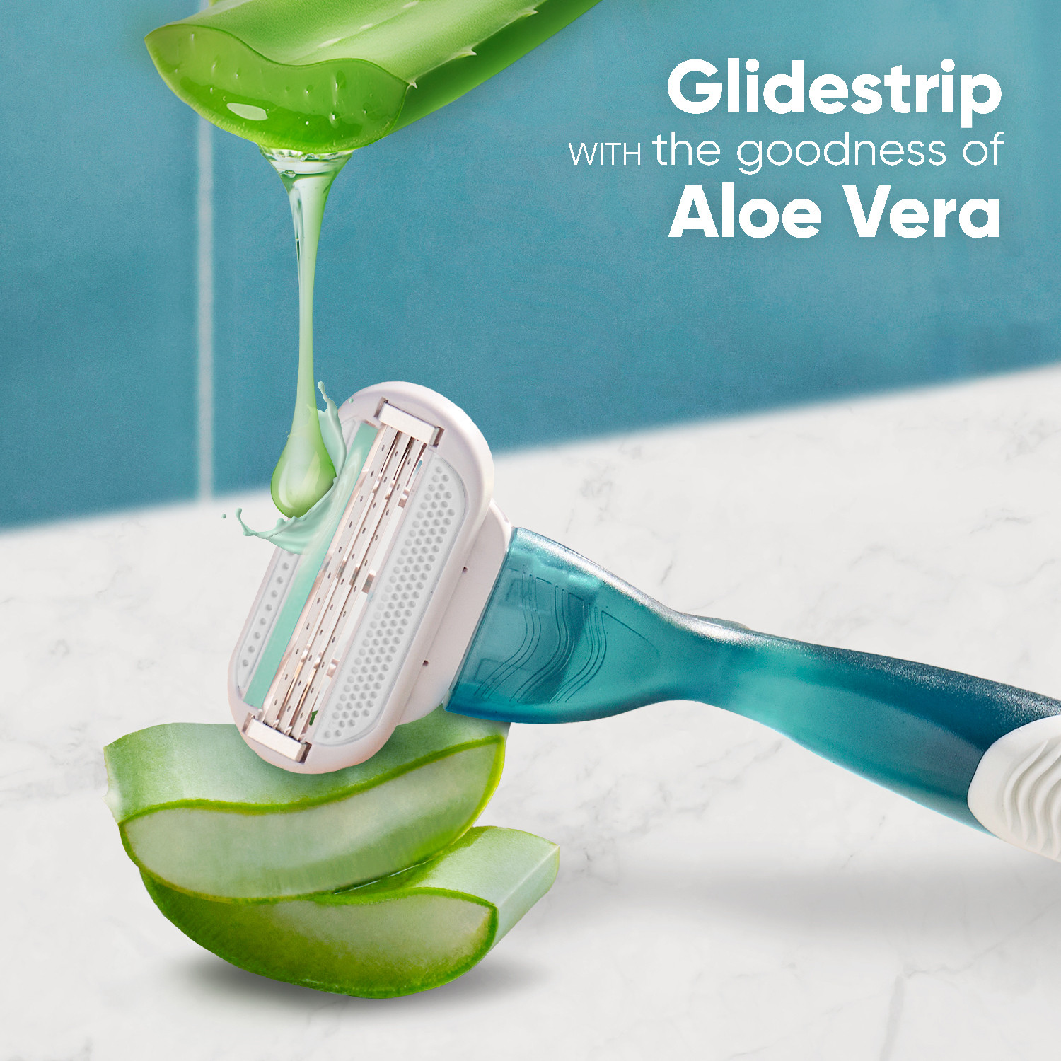 Image of Venus Gillette Smooth Razor for Women with Aloe vera & Free Shave Gel (1 Pc), Women