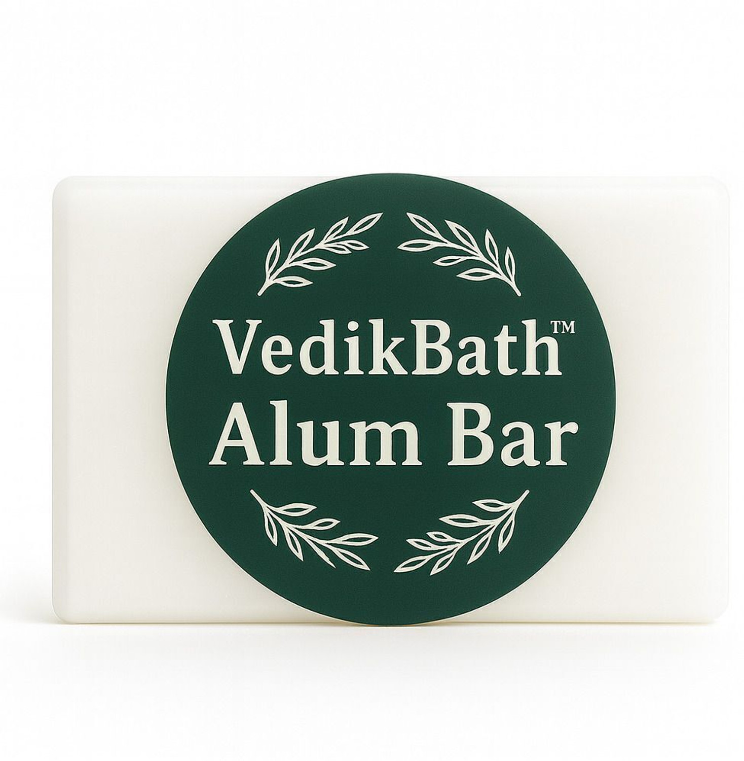 Image of VedikBath Natural Fitkari(Alum)Stone for After Shave,Razor Cuts,Oil Control & Pimple Care Shaving Soap