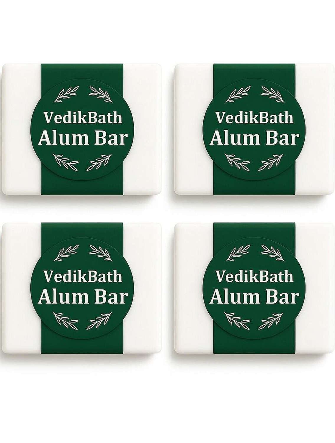 Image of VedikBath Natural Fitkari(Alum)Stone for After Shave,Razor Cuts,Oil Control & Pimple Care Shaving Soap
