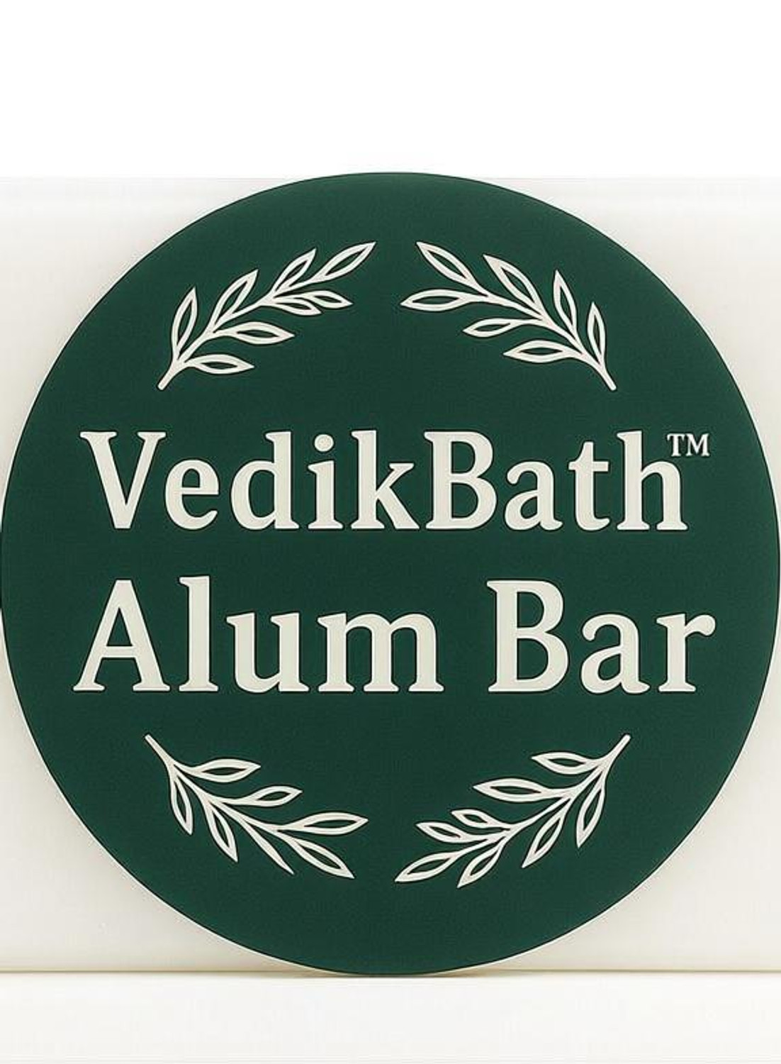 Image of VedikBath Natural Fitkari(Alum)Stone for After Shave,Razor Cuts,Oil Control & Pimple Care Shaving Soap