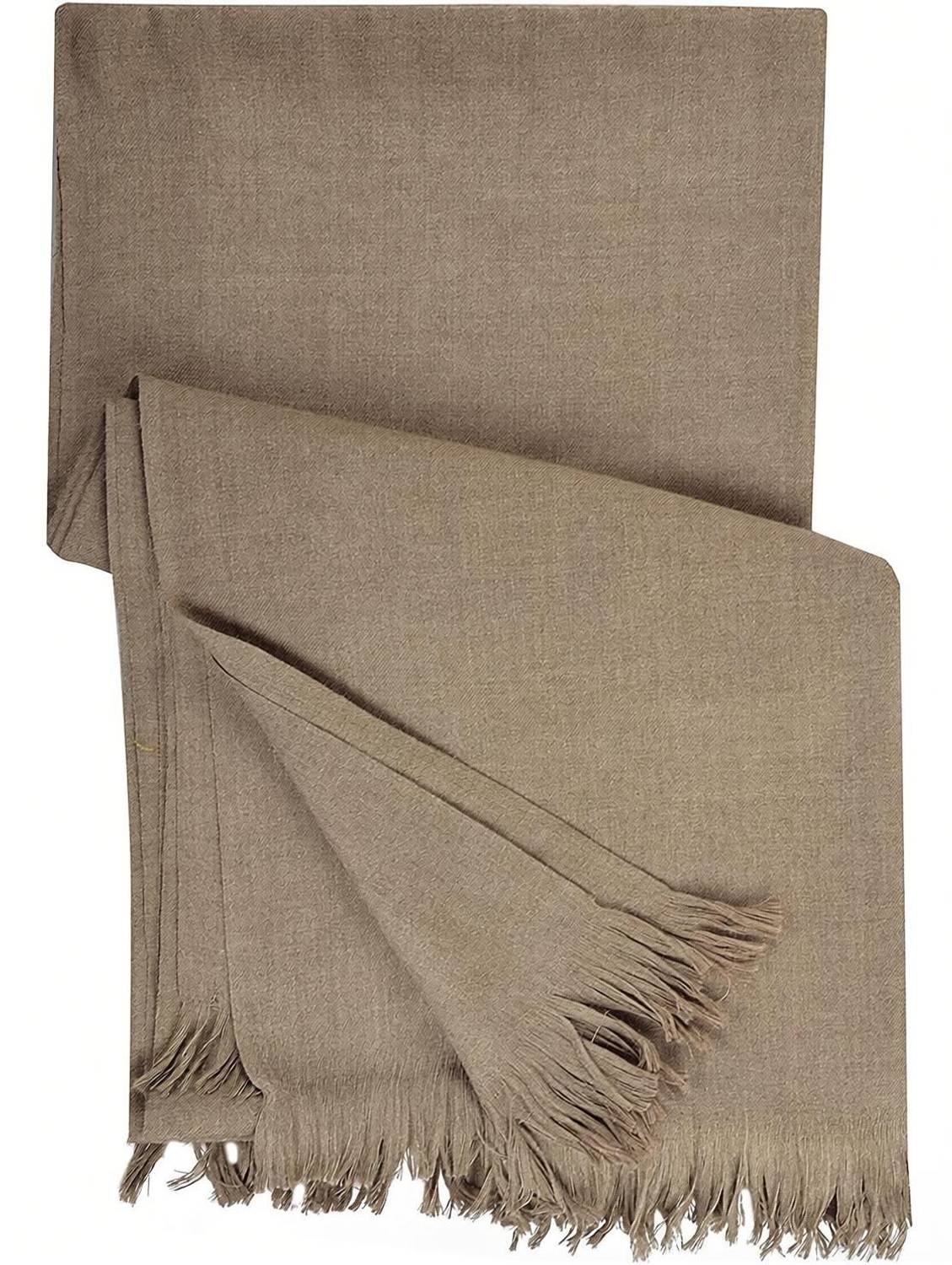 alamodey Polyester Wool Blend Woven Men Shawl