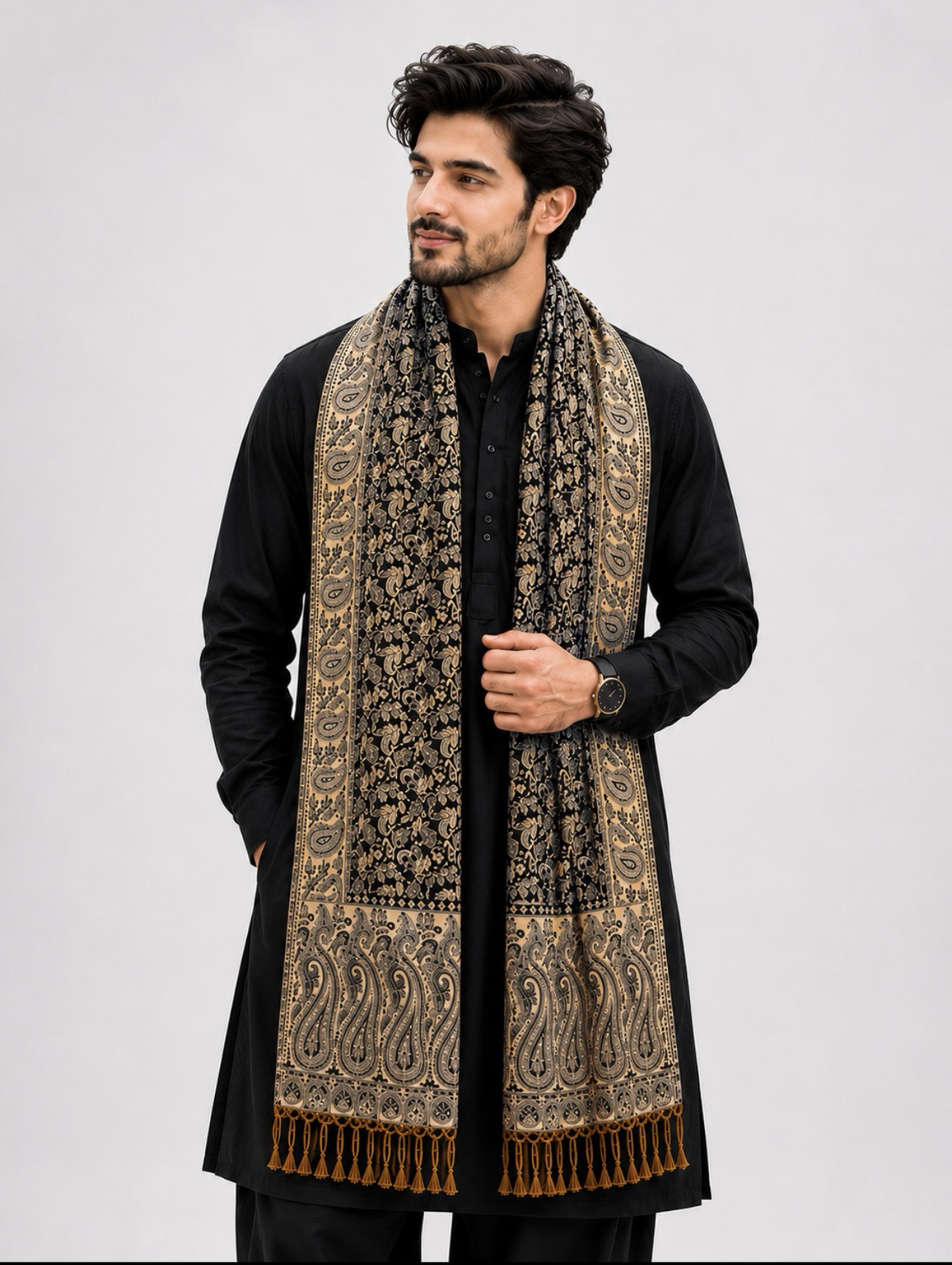 Image of Noorfabric Generic Printed Men Shawl