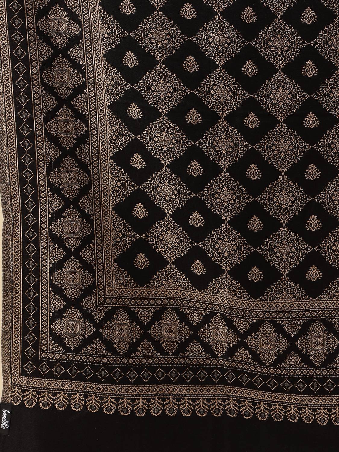 Tweedle Acrylic Paisley Men Shawl - Image 3