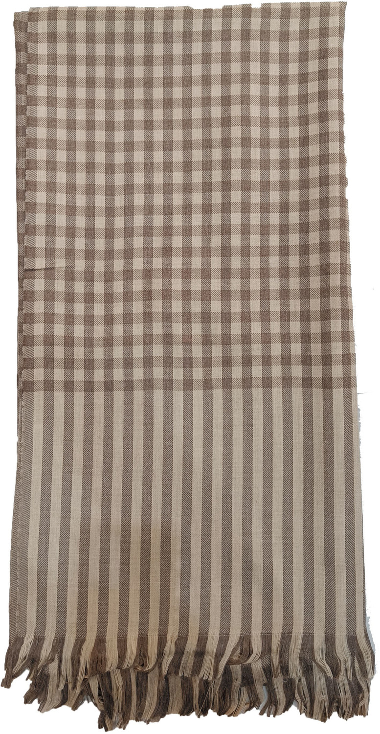 Image of Vrinde Wool Checkered Men Shawl
