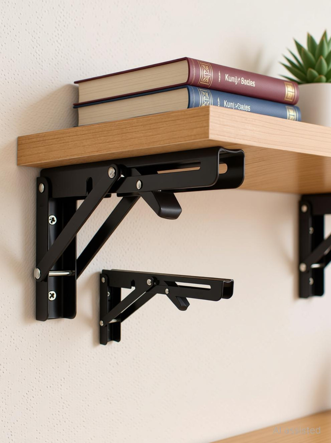 Image of kunj sales ks-folding shelf bracket-20 cm 20 Shelf Bracket