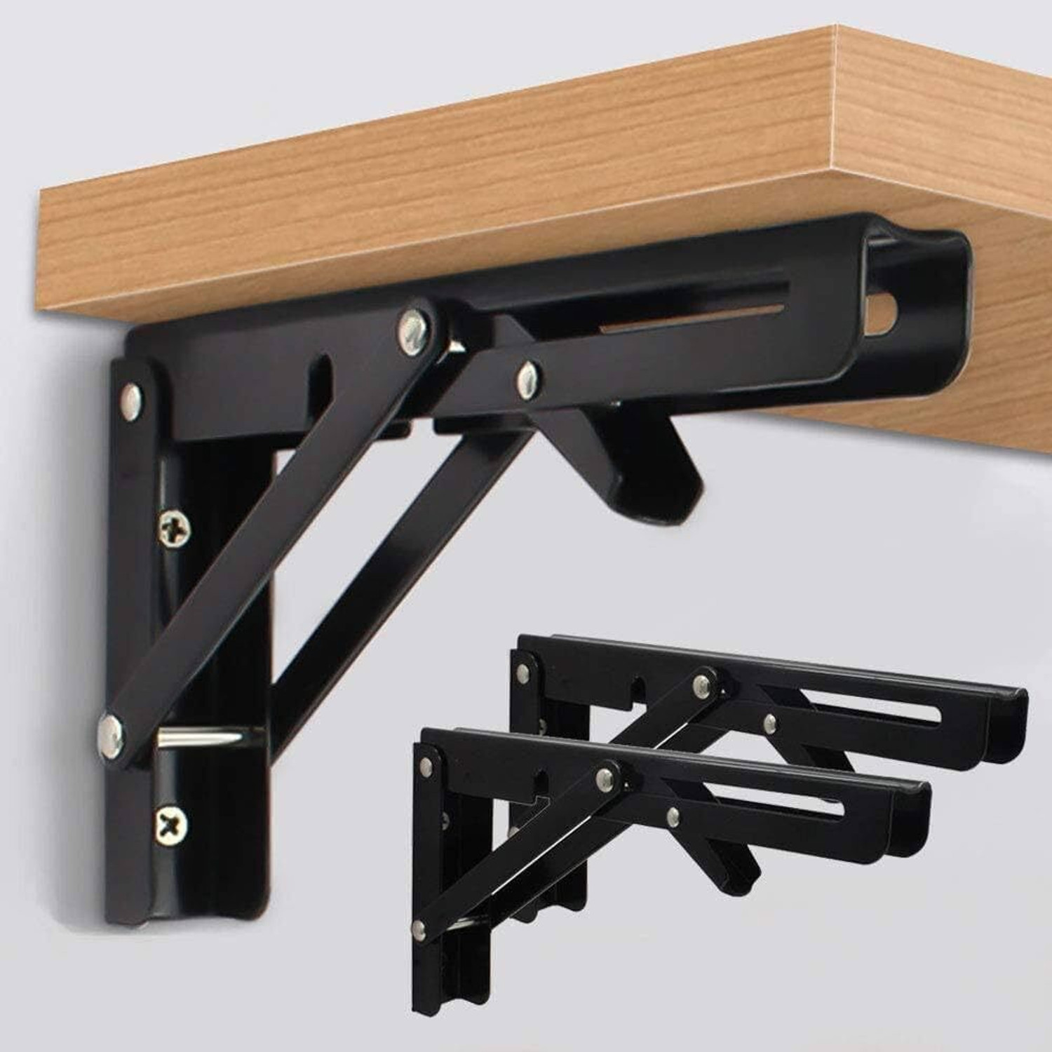 Image of kunj sales ks-folding shelf bracket-20 cm 20 Shelf Bracket