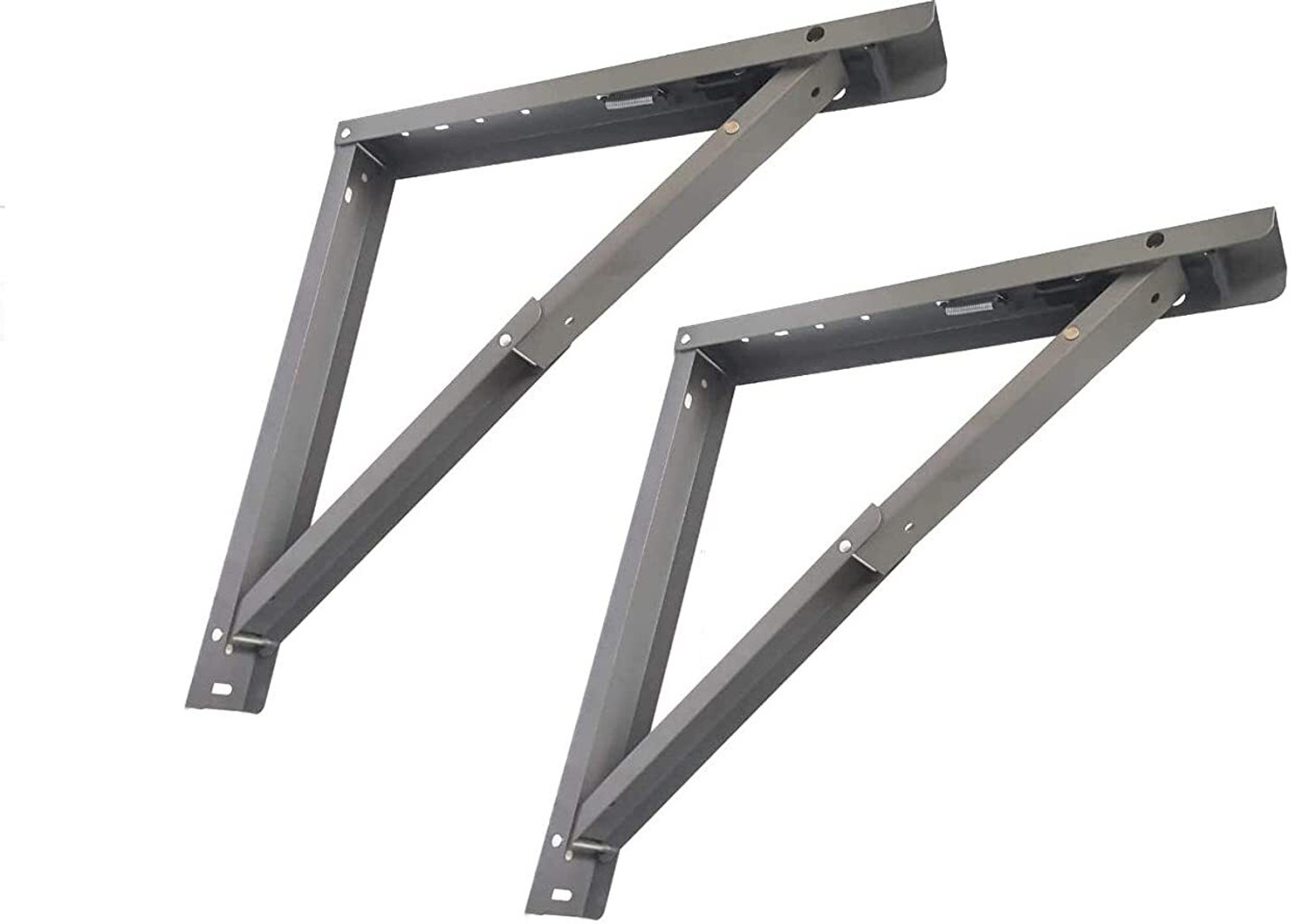 Image of AVOQ Wall Mounted Folding Brackets for Study table Office table Laptop table (600mm) 24 inch Shelf Bracket (Iron)
