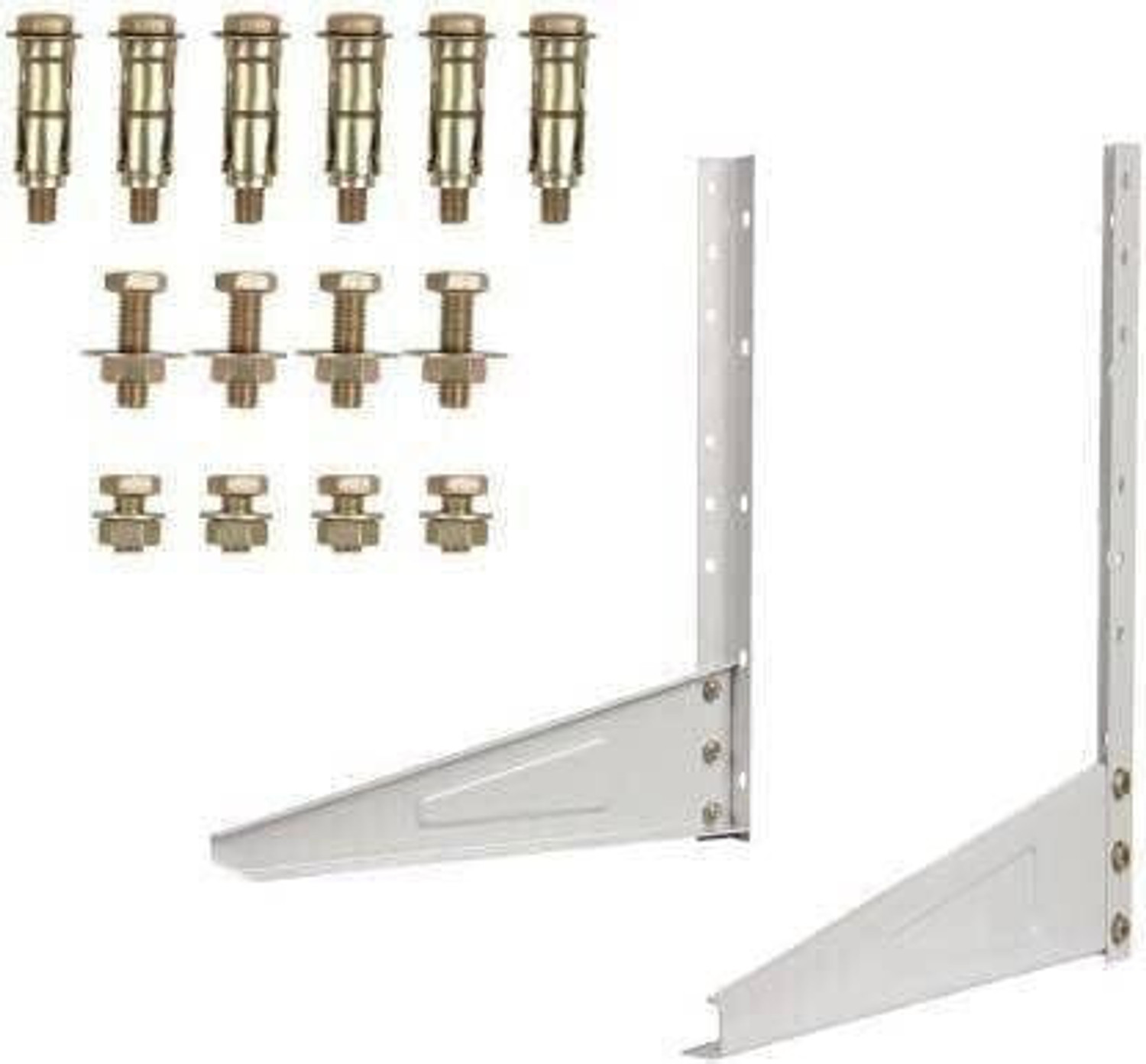 Image of Flipkart SmartBuy High-quality Metal Wall Mounted Heavy Duty Air Conditioner Outdoor Unit 127cm x 40.64cm Shelf Bracket