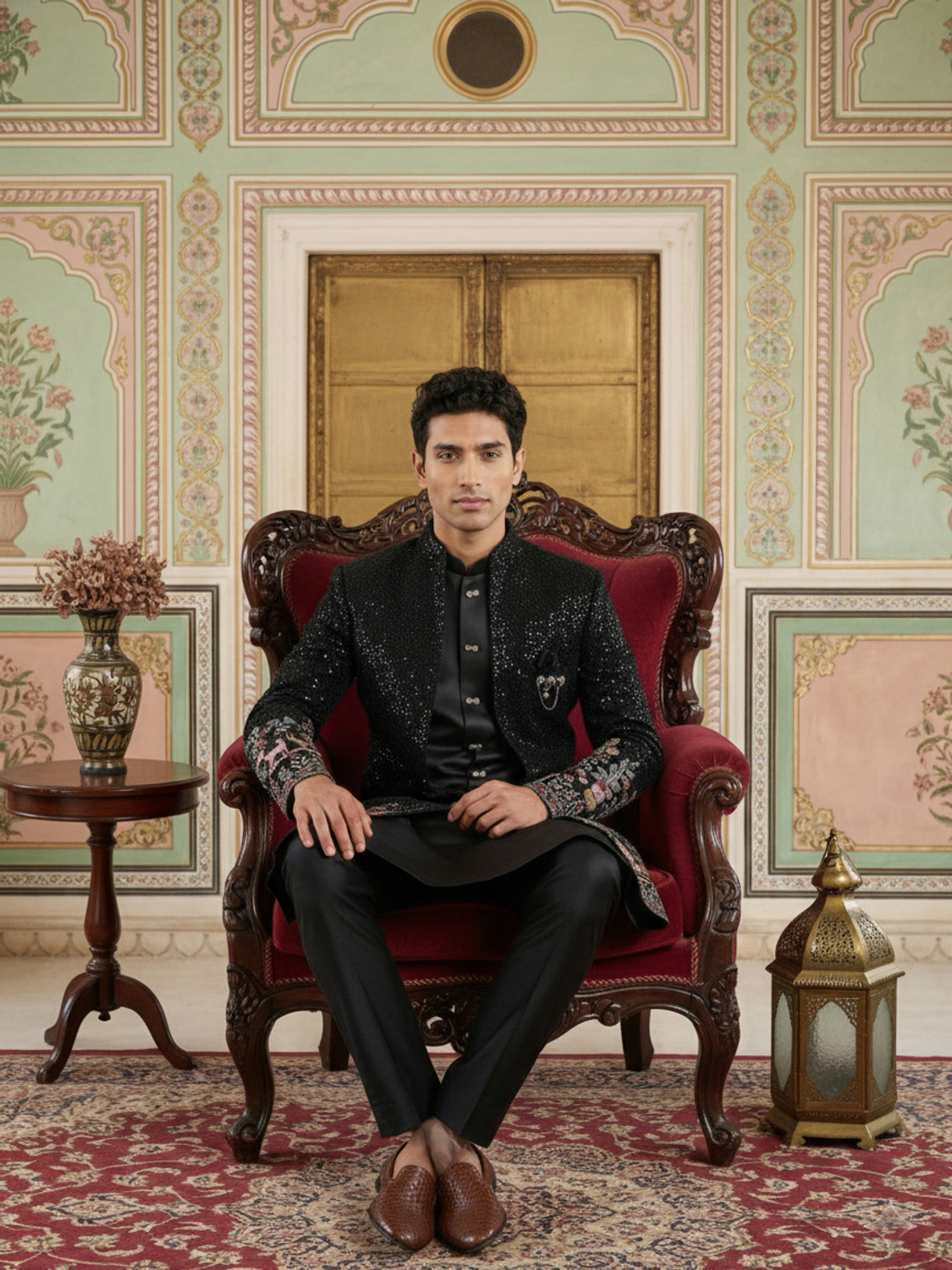 Image of Jompers Embroidered Sherwani