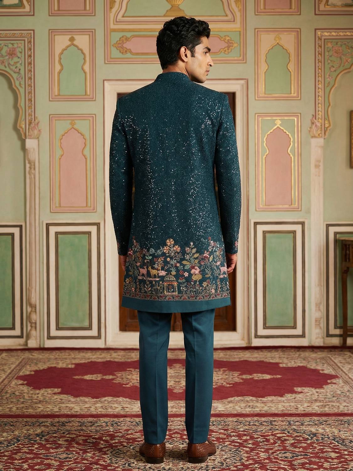 Jompers Embroidered Sherwani - Image 2