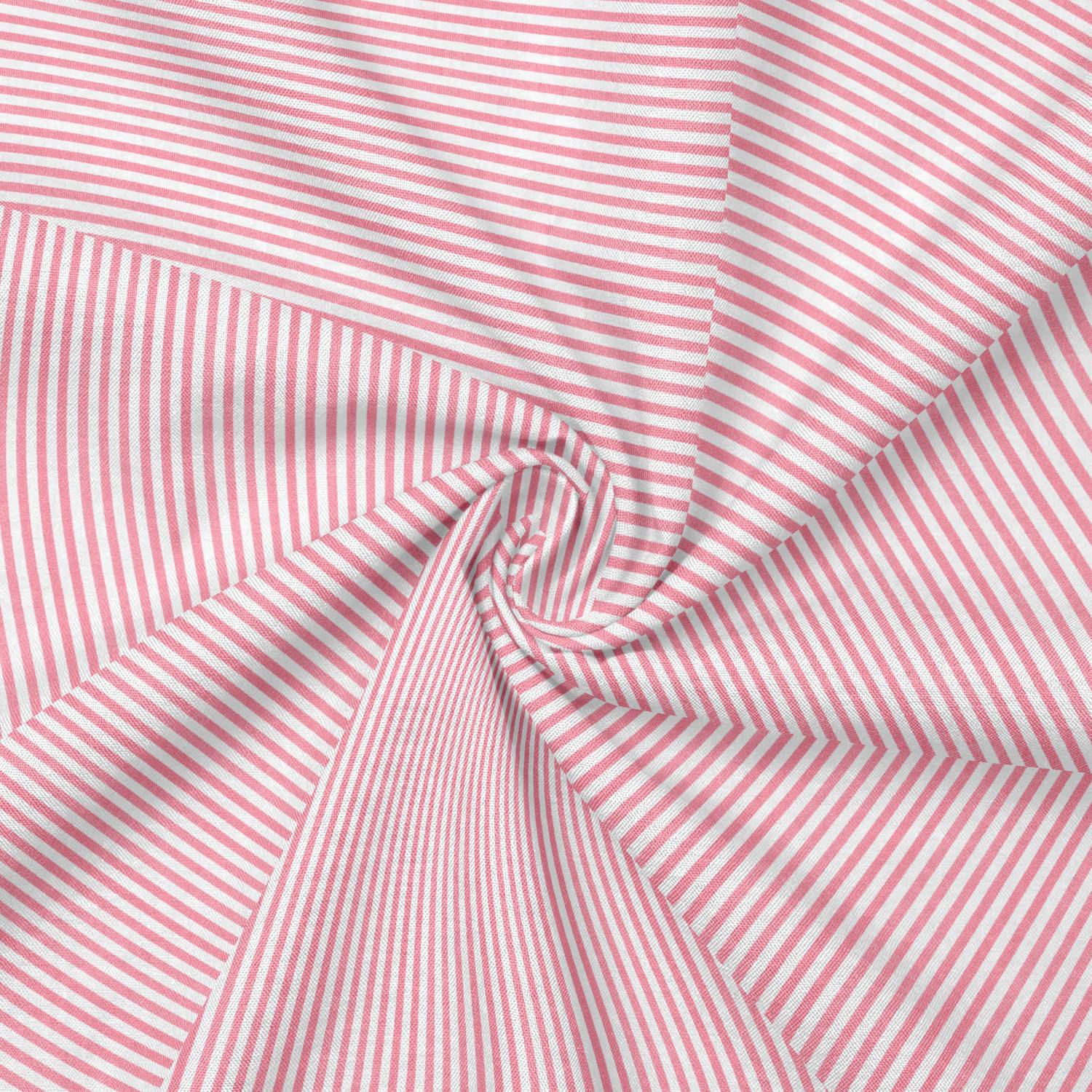 spela Men Pink, White Striped Casual Shirt - Image 3