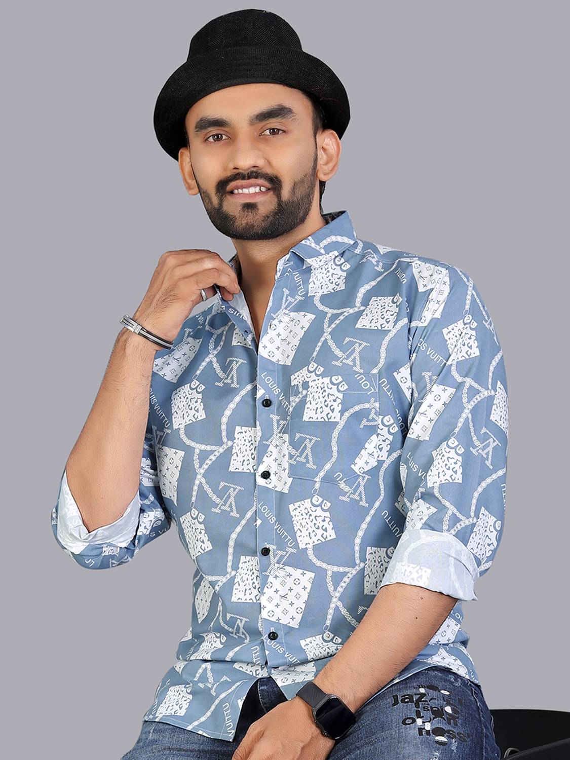 ADWYN PETER Men Printed Casual Multicolor Shirt