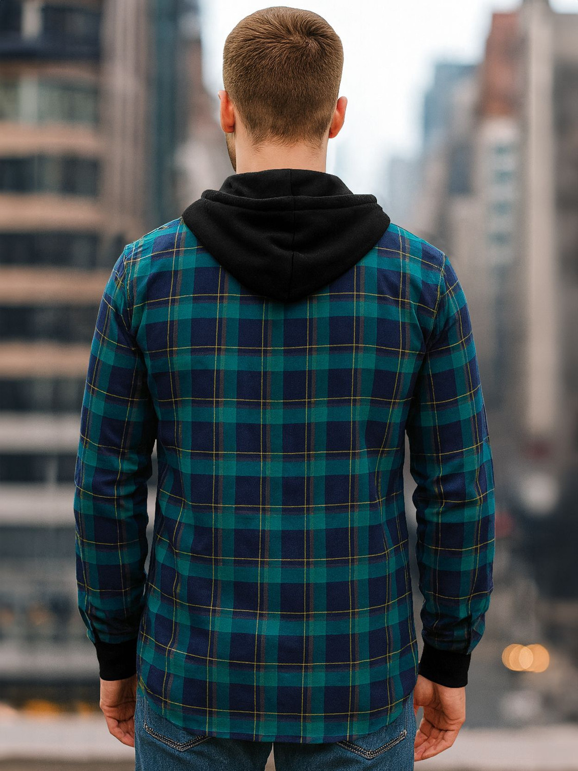 Image of EyeBogler Men Checkered Casual Multicolor Shirt