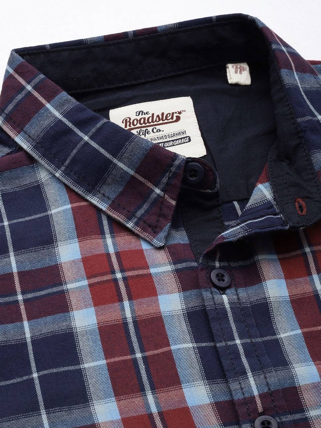 Roadster Men Checkered Multicolor Shirt - Image 3