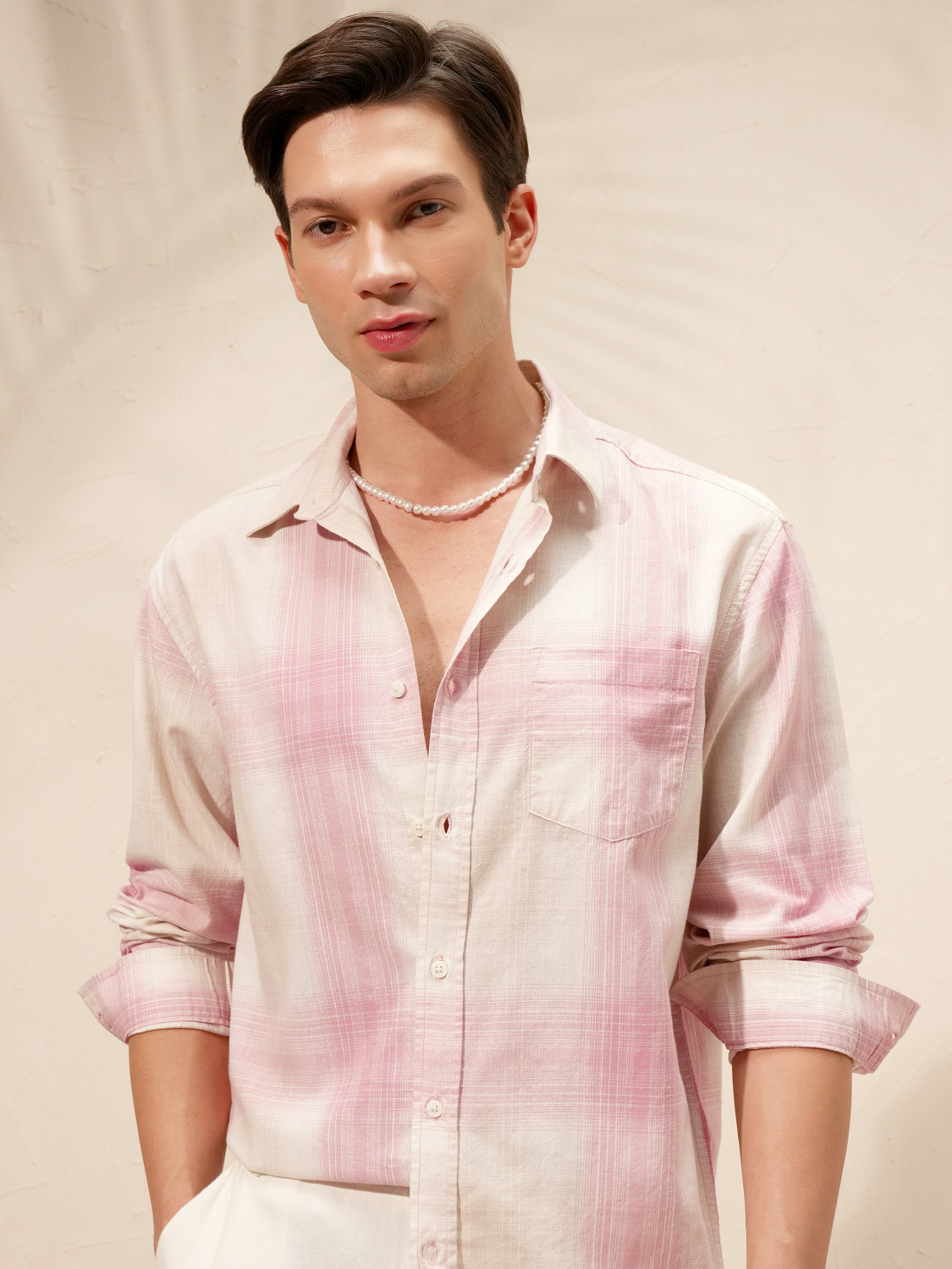 Image of HIGHLANDER Men Checkered Casual Multicolor Shirt