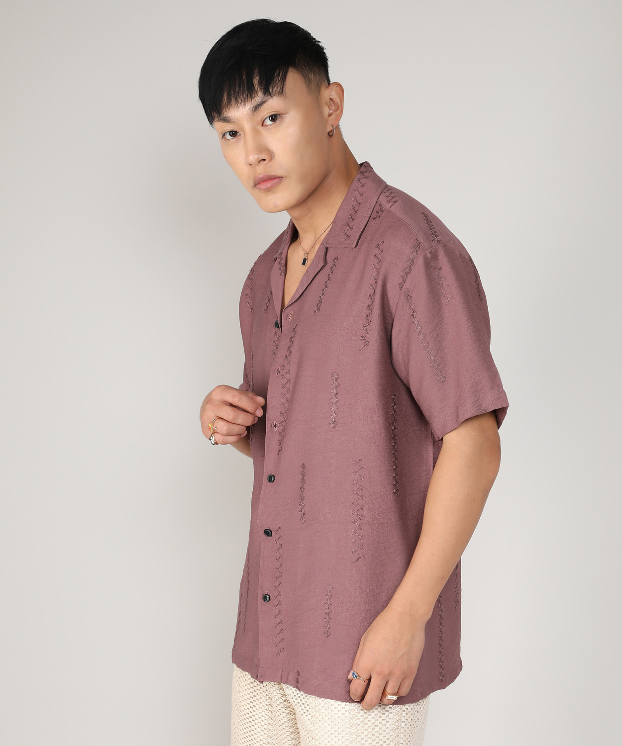 Image of CAMPUS SUTRA Men Printed Casual Brown Shirt