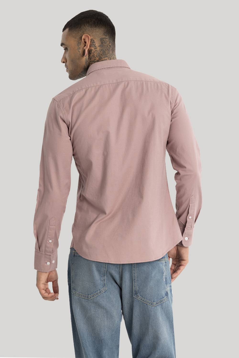 Snitch Men Purple Casual Shirt - Image 3