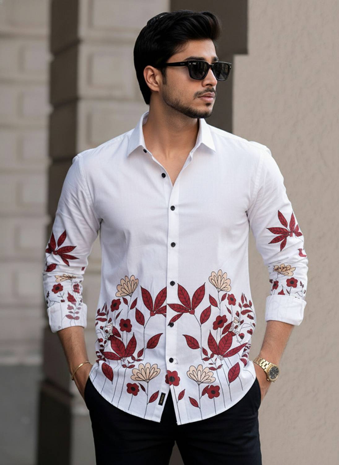 ZONANZA Men Multicolor Printed Shirt - Image 4