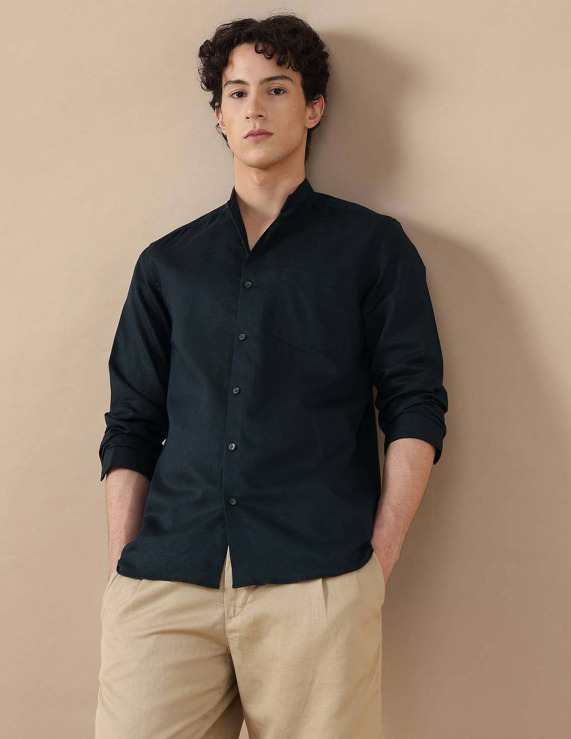 ARROW Men Black Casual Shirt - Image 1
