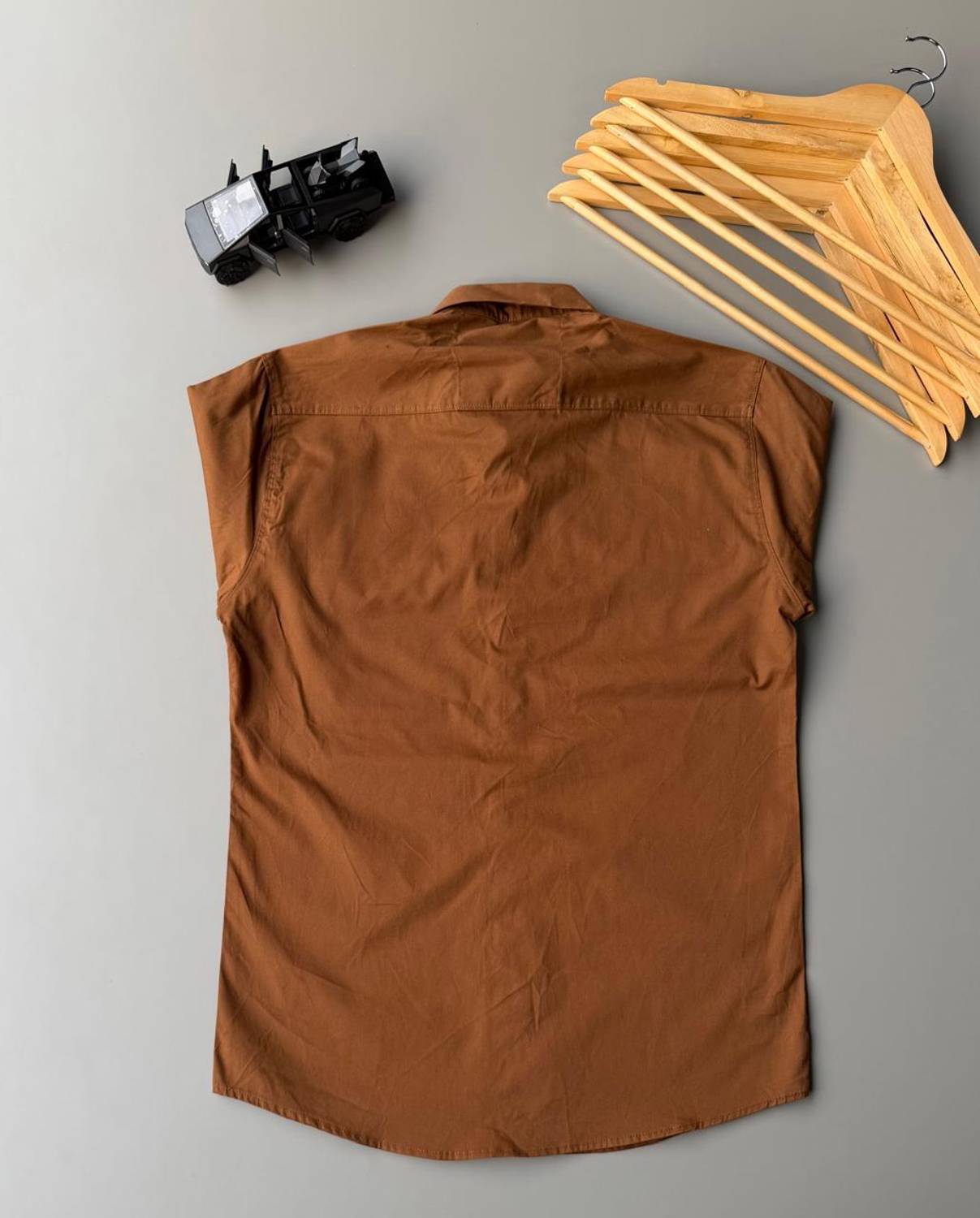 TOROLY Men Embellished Casual Brown Shirt - Image 2