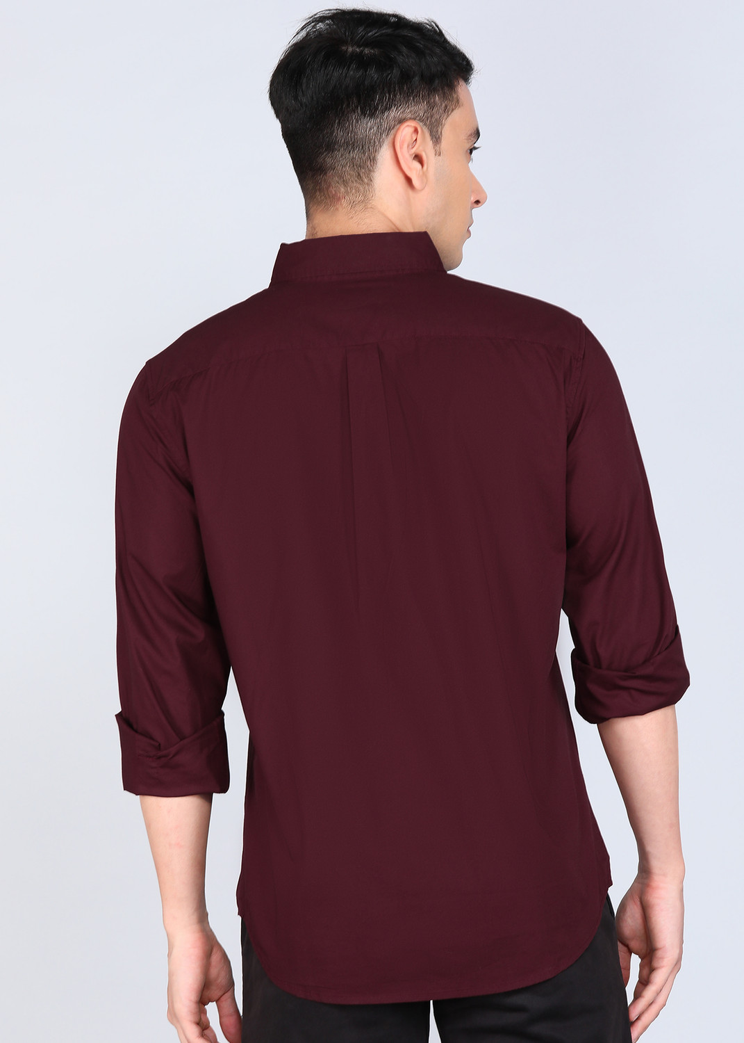 Image of GAP Men Solid Casual Red Shirt
