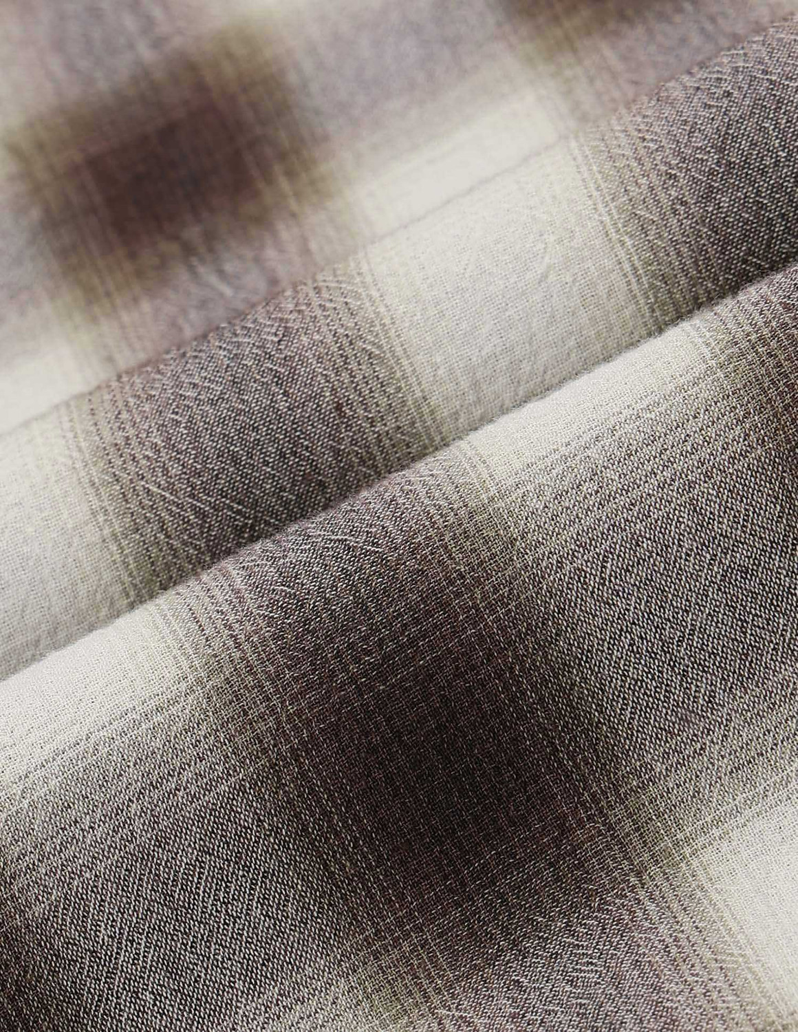Image of FLYING MACHINE Men Checkered Casual Brown Shirt
