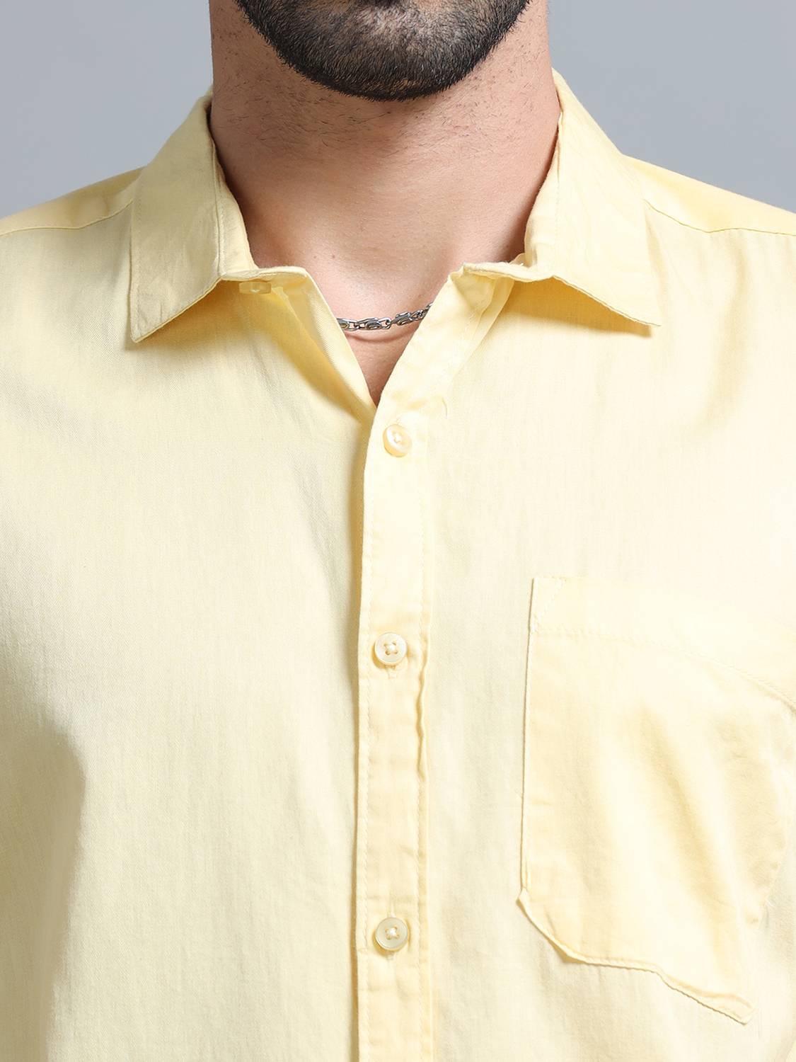 Proword Men Yellow Casual Shirt - Image 5