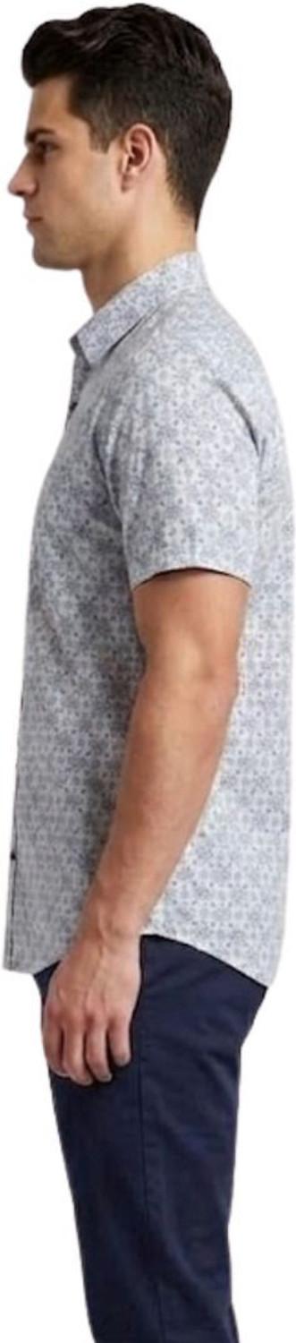 Image of Daredevil Men Printed Casual Grey Shirt