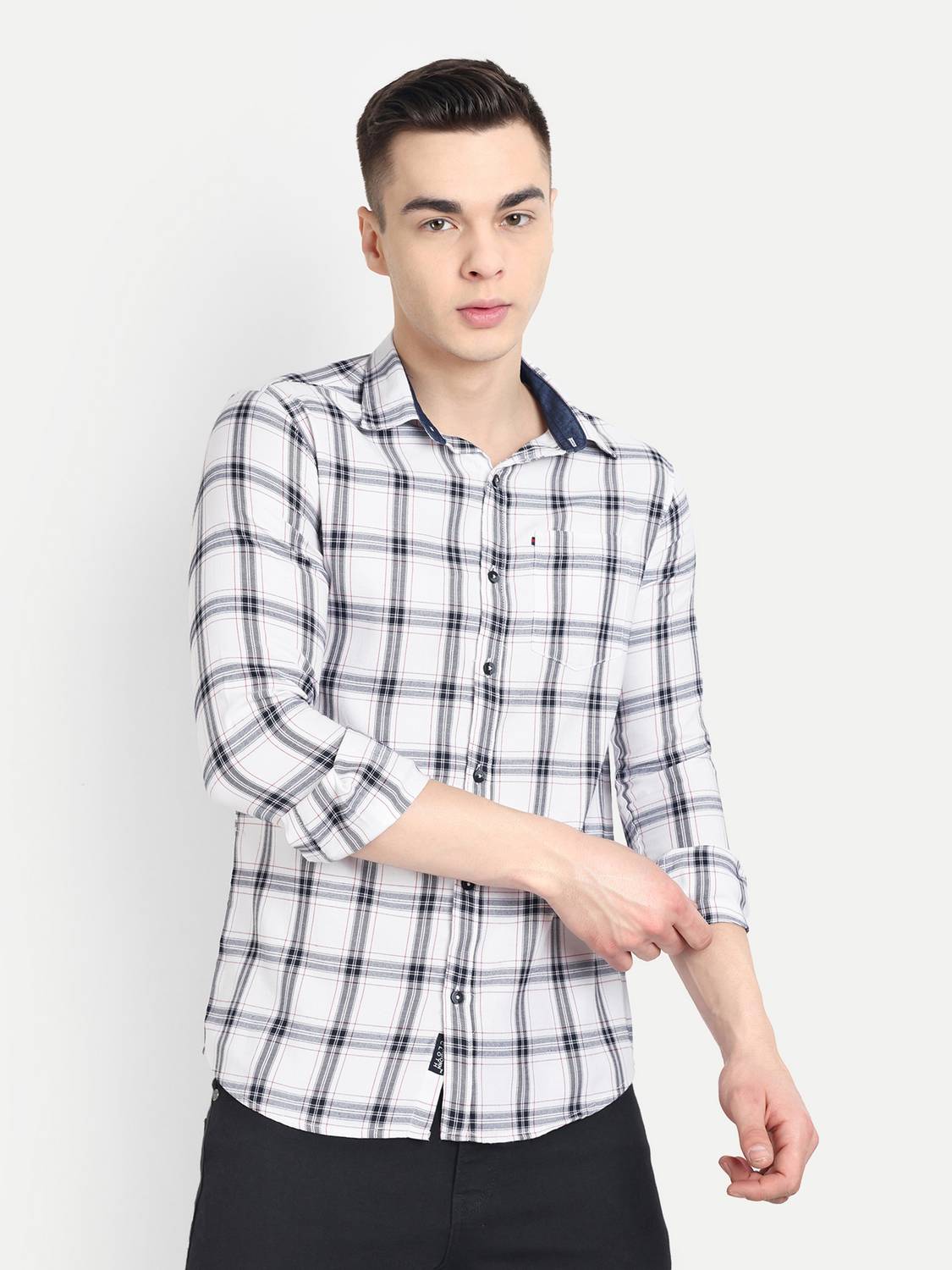 Carbonn Cloth Men Checkered Casual Multicolor Shirt