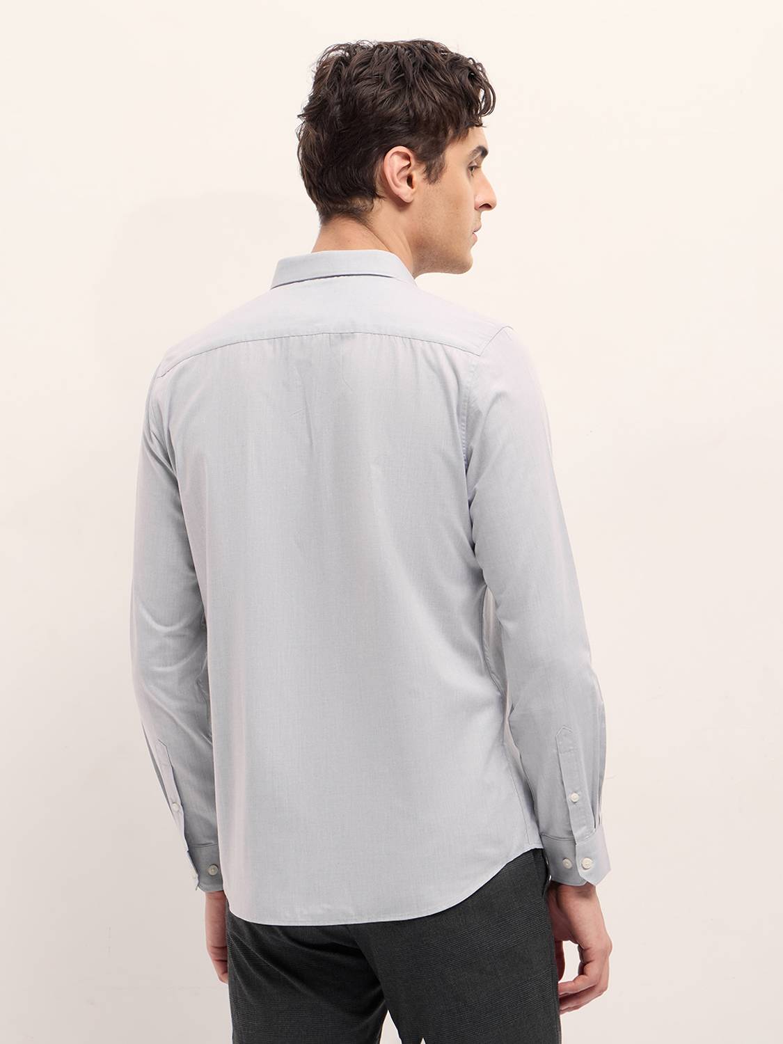 THE BEAR HOUSE Men Grey Formal Shirt - Image 2