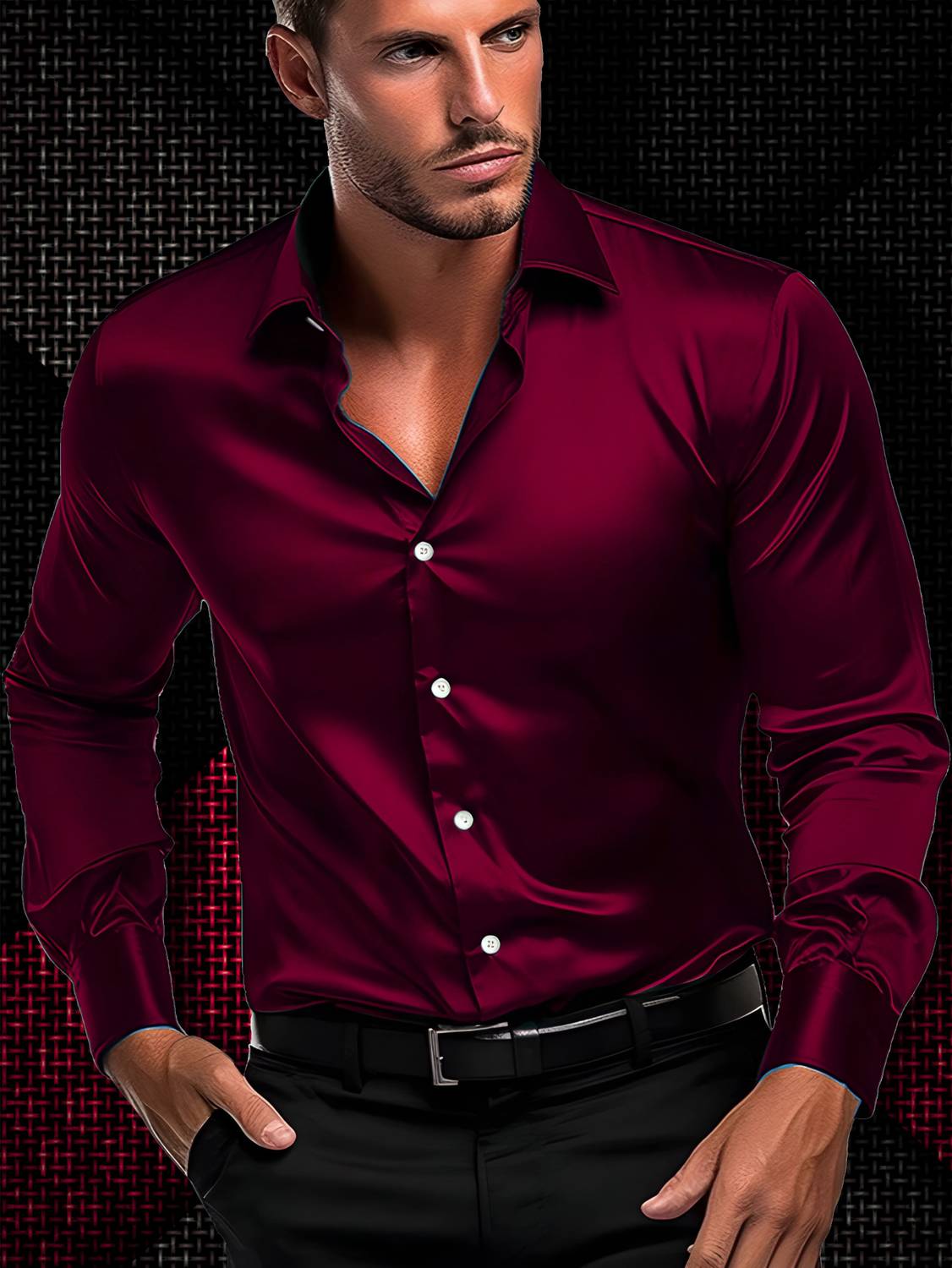 Solstice Men Regular Fit Solid Formal Shirt