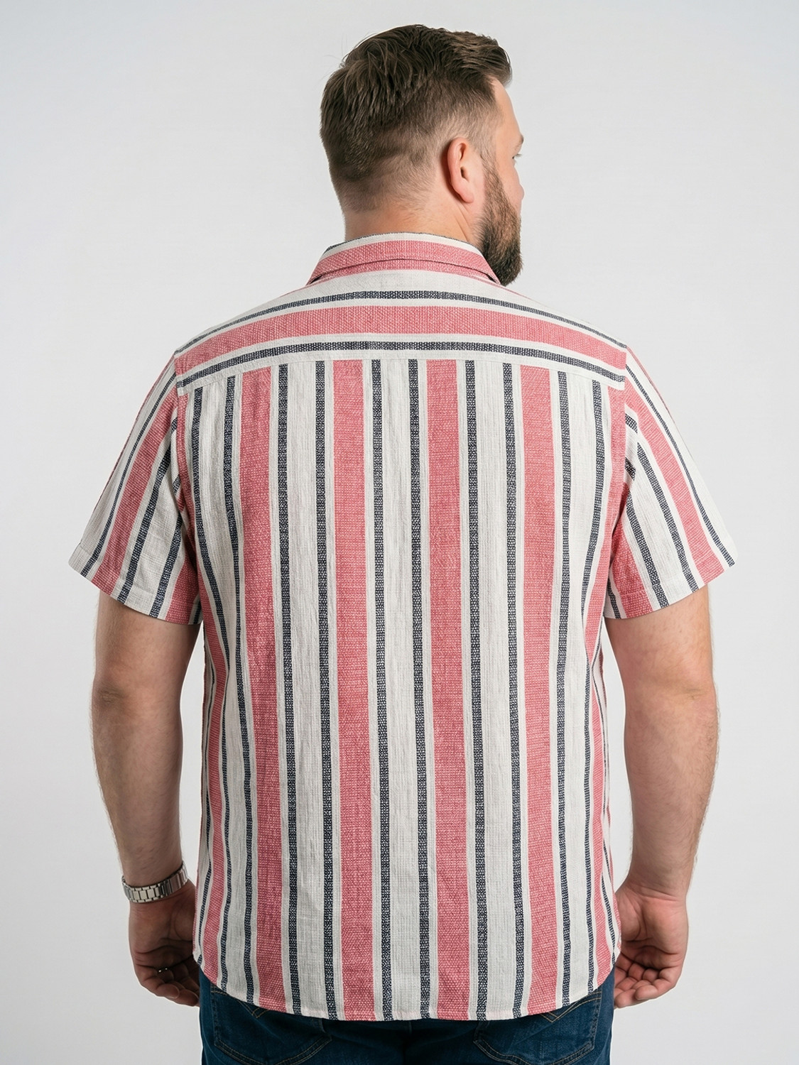Image of bigbanana Men Striped Casual Multicolor Shirt