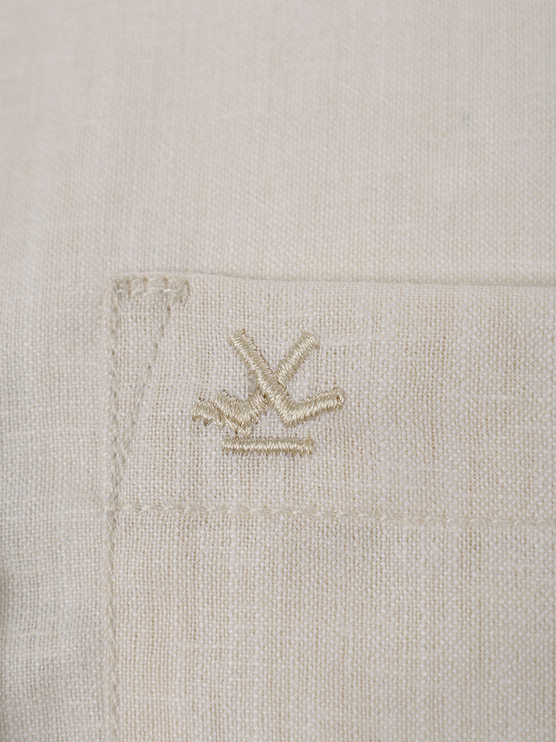 Image of WROGN Men Solid Casual Beige Shirt