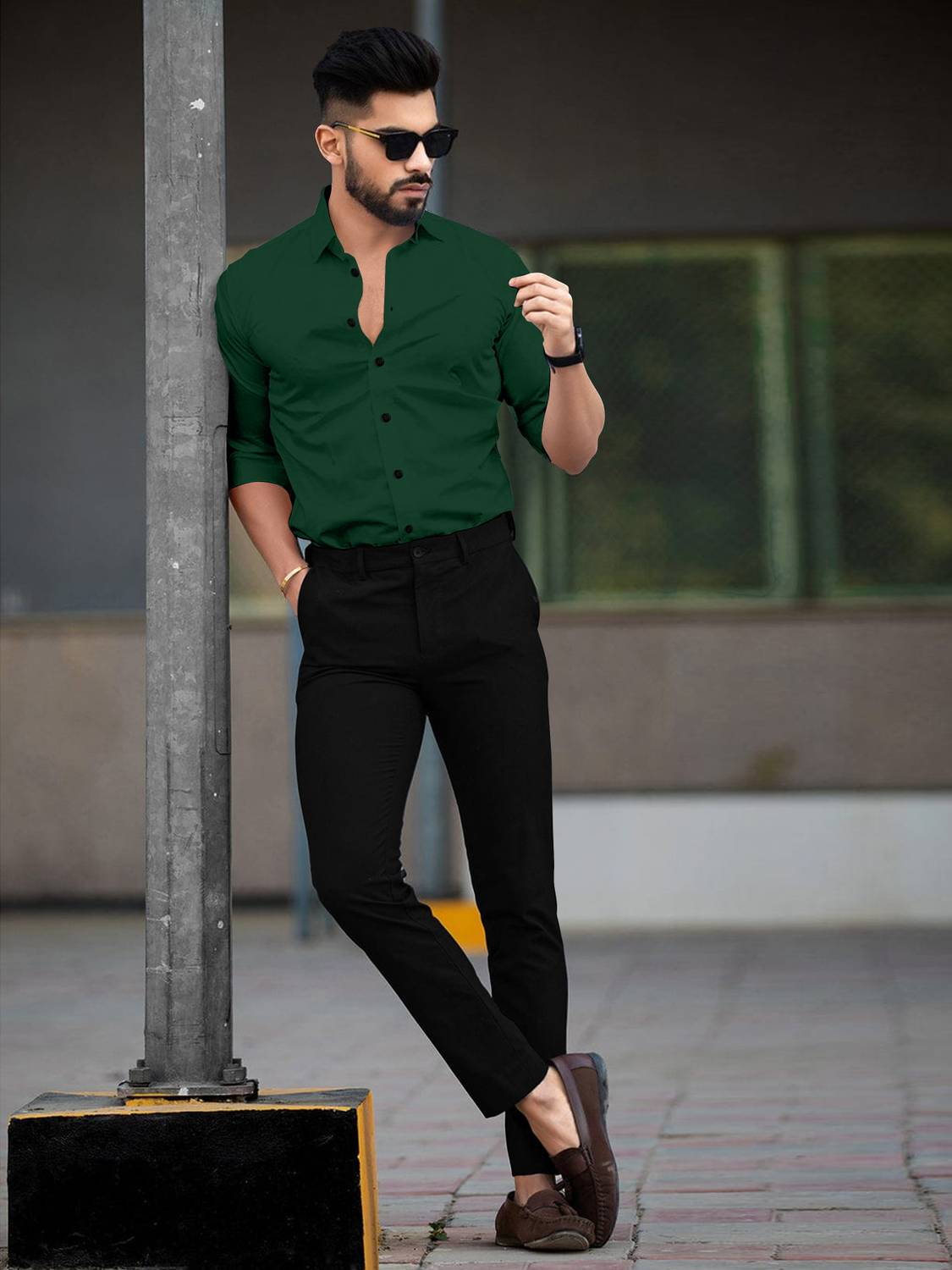 UGAMCREATIONS Men Shirt Pant Set - Image 2