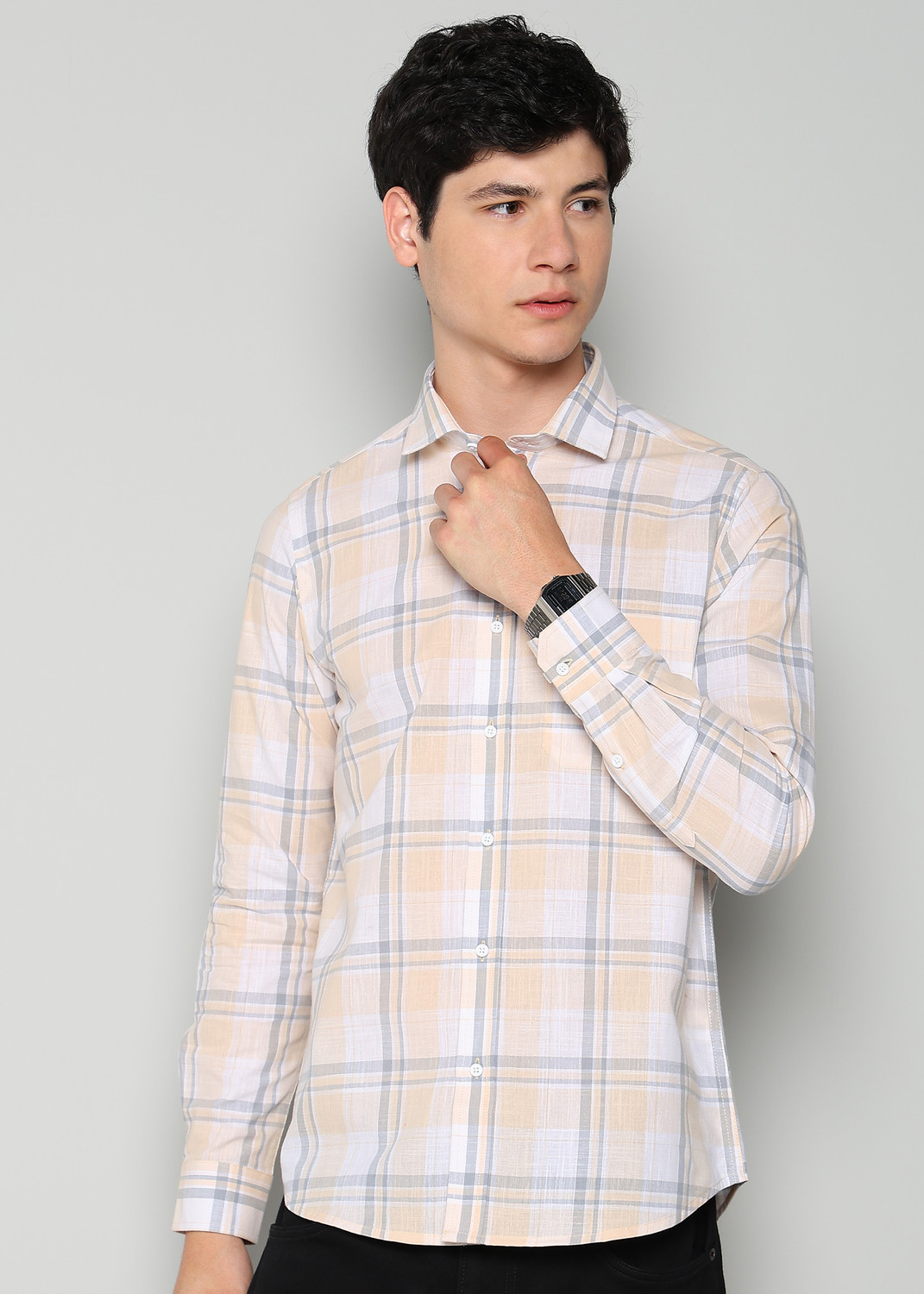 Image of INTEGRITI Men Checkered Casual Multicolor Shirt